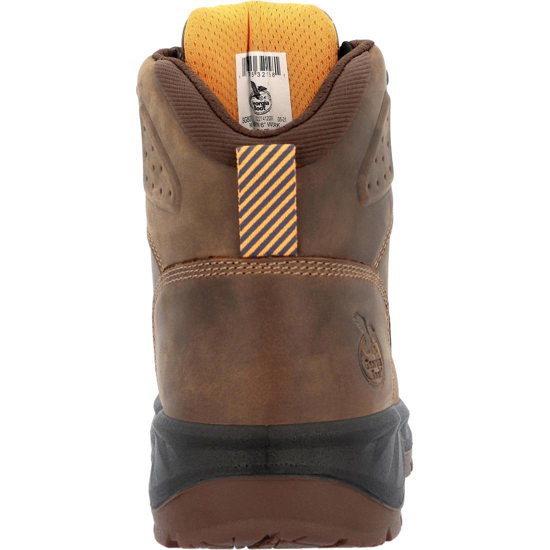 OT Alloy Toe Waterproof Work Boots for Men - Steel Toe Safety Shoes with Slip Resistant Outsole - Ideal for Construction, Warehouse & Outdoor Work