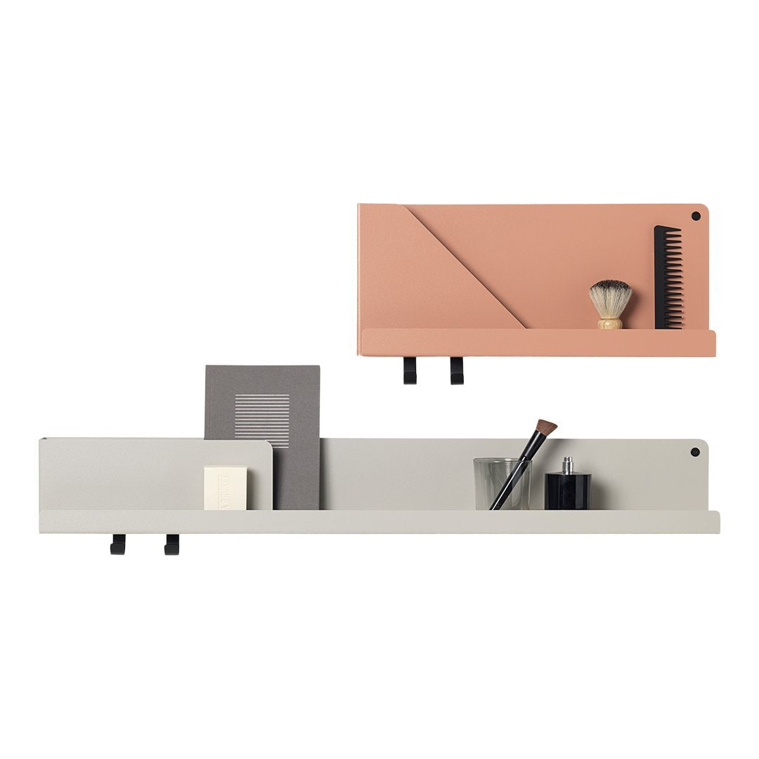 Muuto Johan Van Hengel Folded Shelves - Modern Scandinavian Wall Shelves for Living Room, Bedroom & Office Storage
