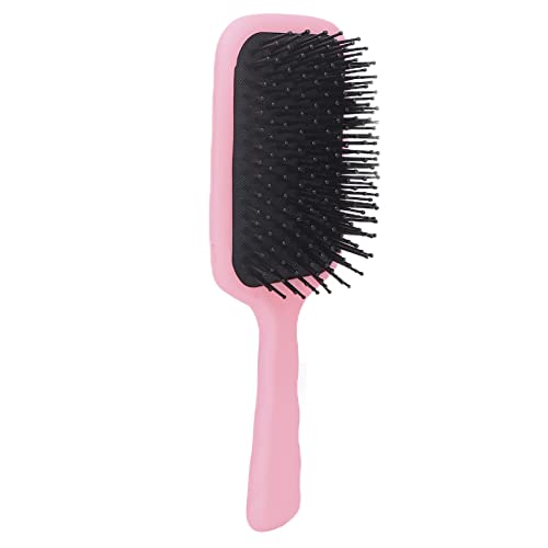**Pink Airbag Massage Comb - Detangling Hair Brush with Nylon Rebounding Teeth for Wet & Dry Thick Hair - Smoothing & Pain-Free Styling for Women - Perfect for Home, Travel & Salon Use**