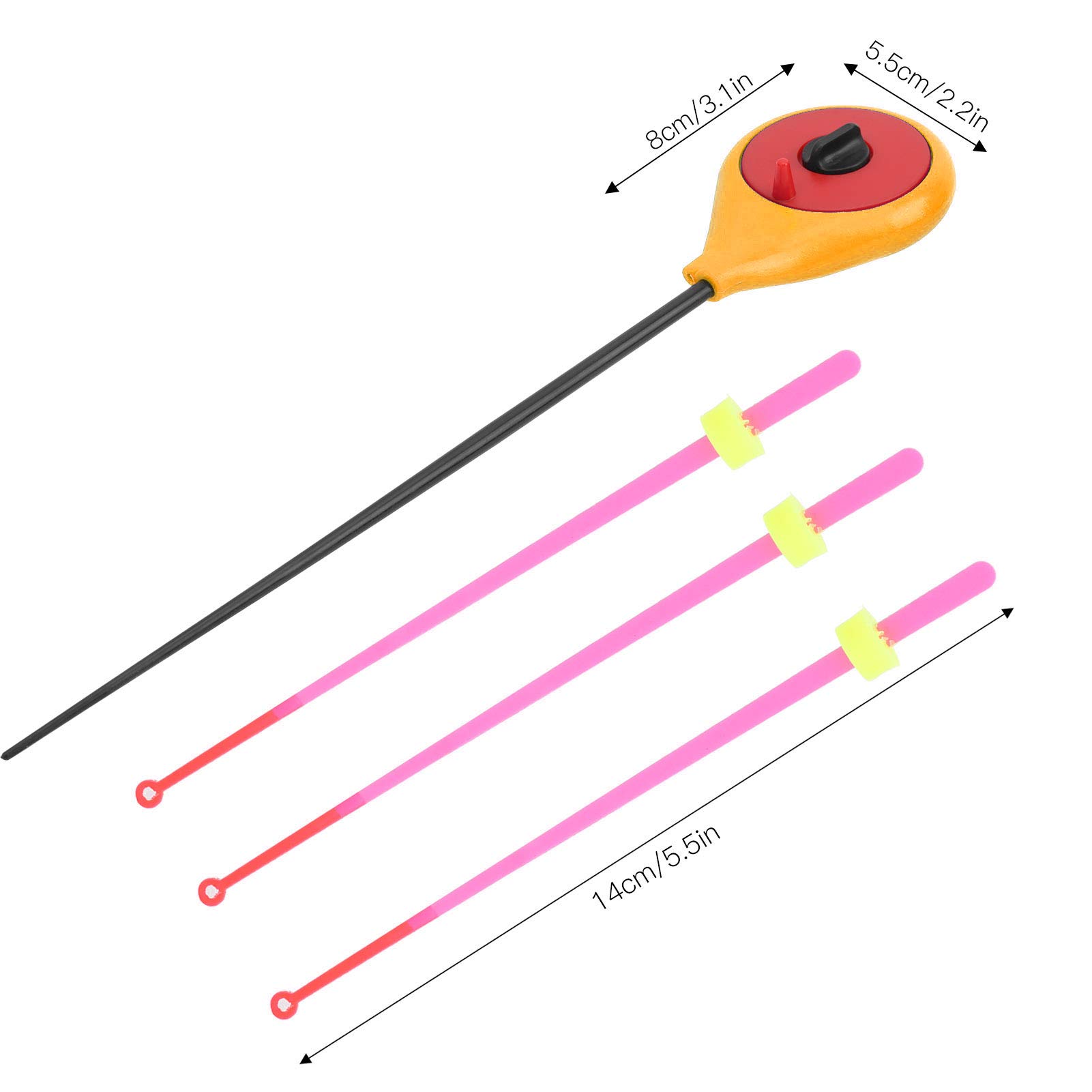 Compact Fishing Rod Tip - 14cm High Toughness & Flexible for Lake & Sea Fishing - Perfect for Anglers & Fishing Enthusiasts - Ideal for Freshwater & Saltwater Fishing Adventures