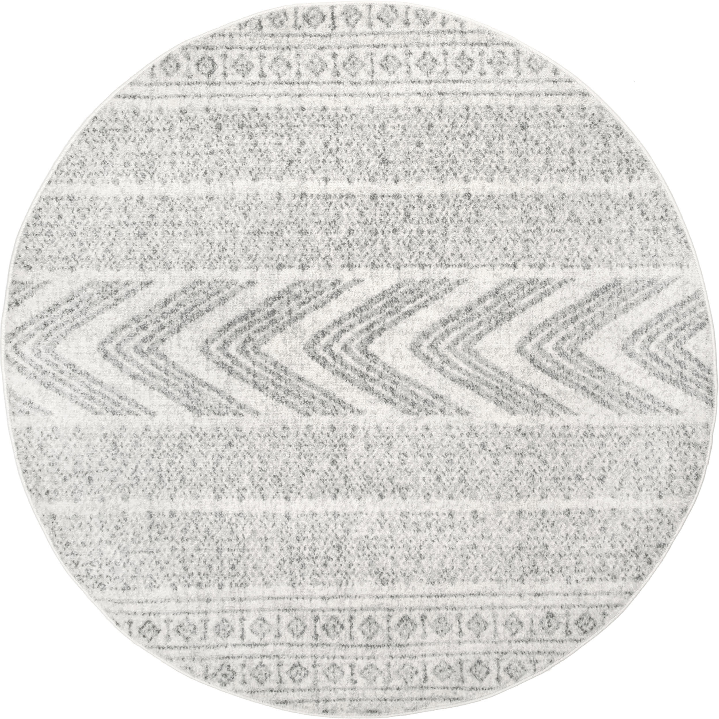 Modern Geometric Banded Area Rug - Soft Grey Handwoven Carpet for Living Room, Bedroom & Office - Stylish Home Decor & Floor Covering for Cozy Spaces