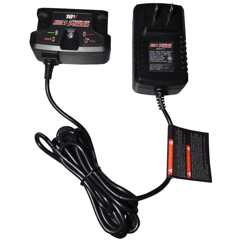 Field King DB Smith 18V Backpack Battery Charger - Lightweight & Portable for Lawn Mowers, Trimmers & Outdoor Power Tools - Perfect for Landscaping, Gardening & Yard Work