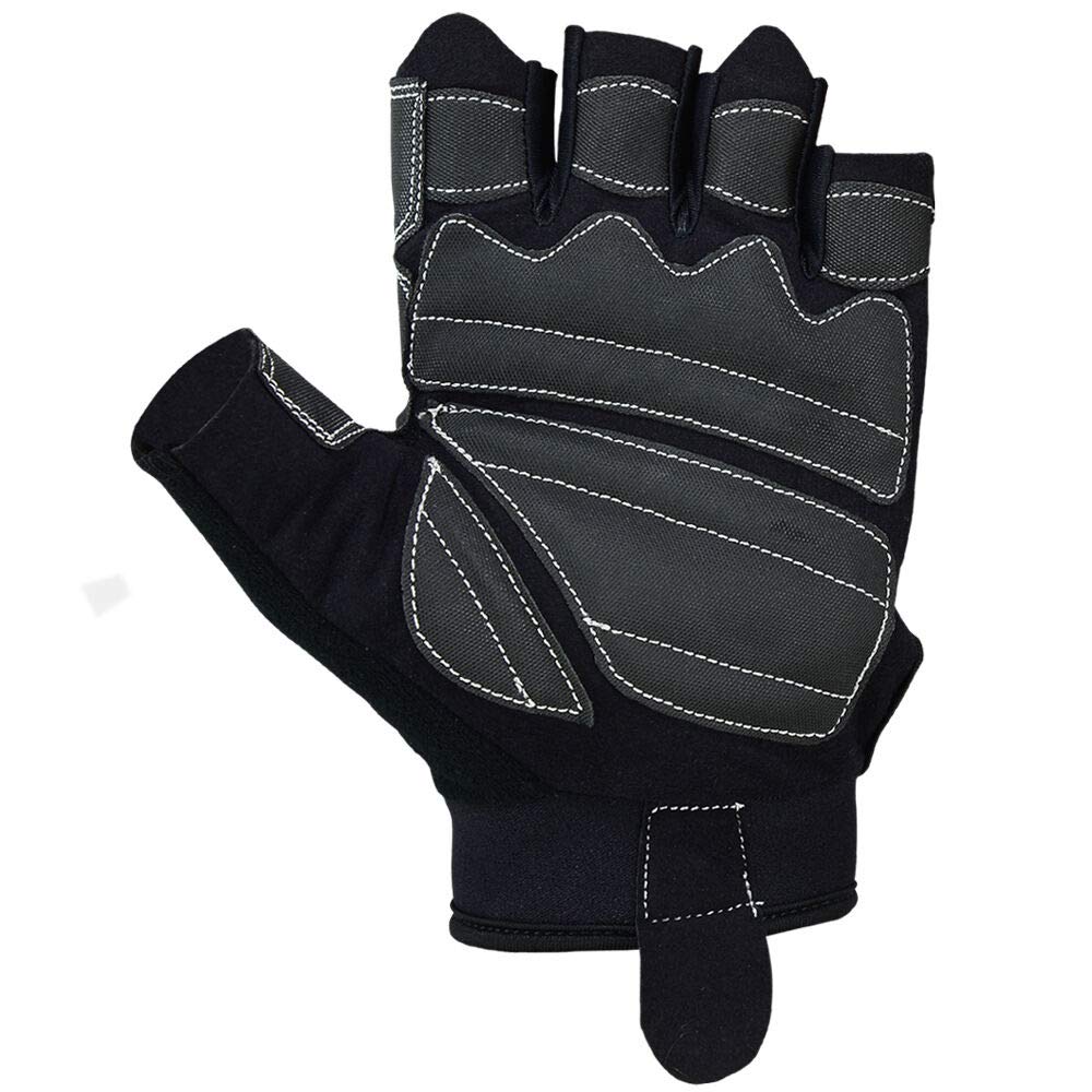 MRX Weightlifting Gloves for Men & Women - Gym Workout Gloves with Padded Palm for Bodybuilding, Strength Training & Better Grip - Perfect for CrossFit, Powerlifting & Weight Training