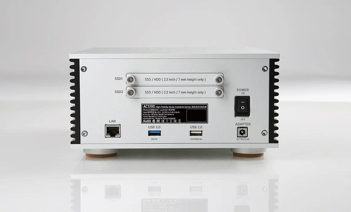 Aurender ACS100 High-End Network Audio Transport, CD Ripper & Music Server - Perfect for Audiophiles & Home Theater Systems