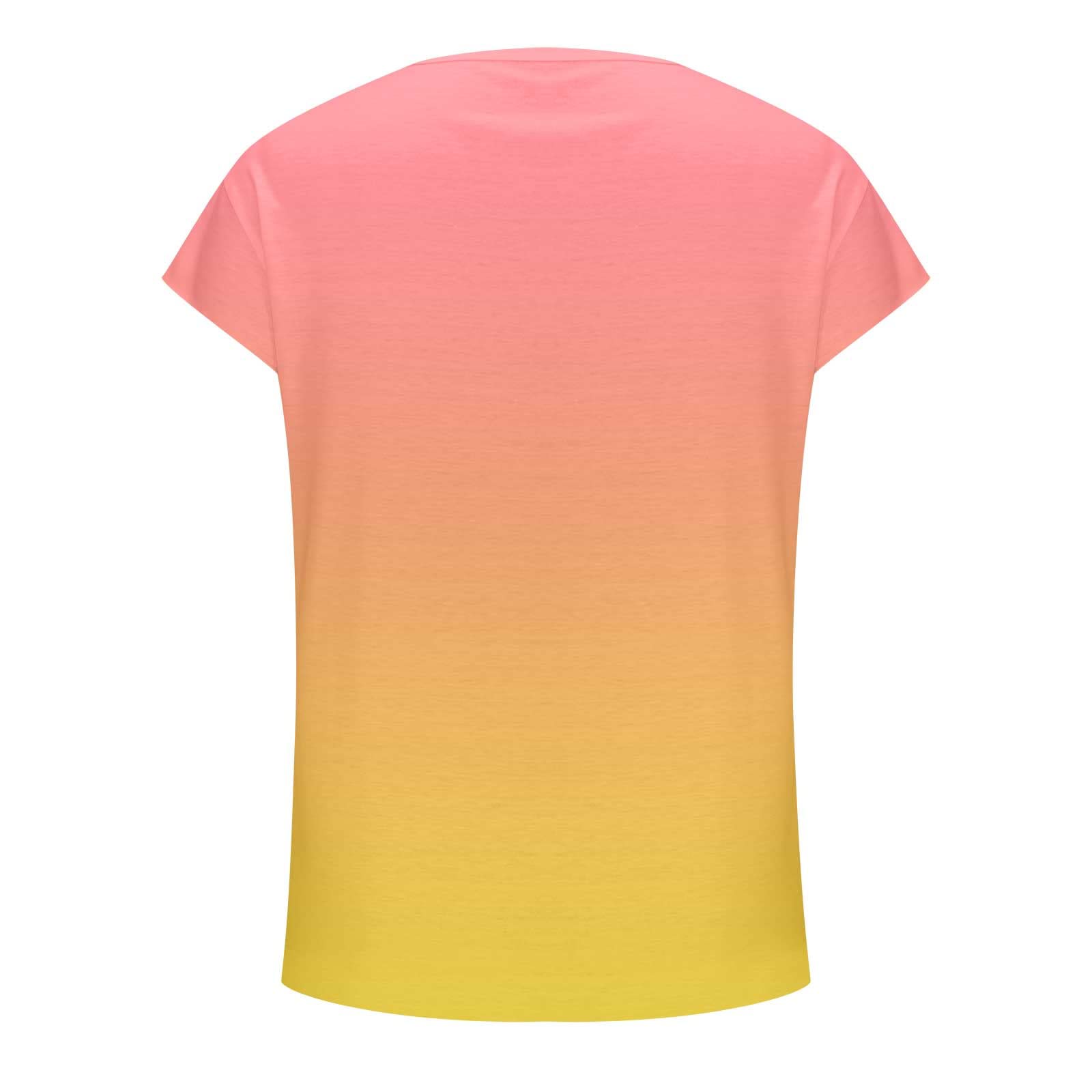 Plus Size Tie Dye Tunic Tops - Summer Loose Blouse for Women | Beach & Casual Wear