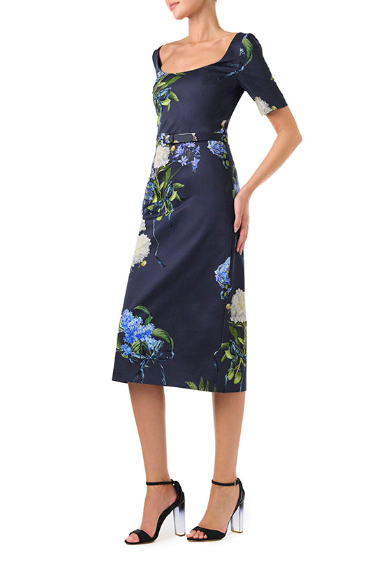 Floral Print Short Sleeve Summer Dress for Women - Casual Beach Wear, Garden Party & Date Night Outfit