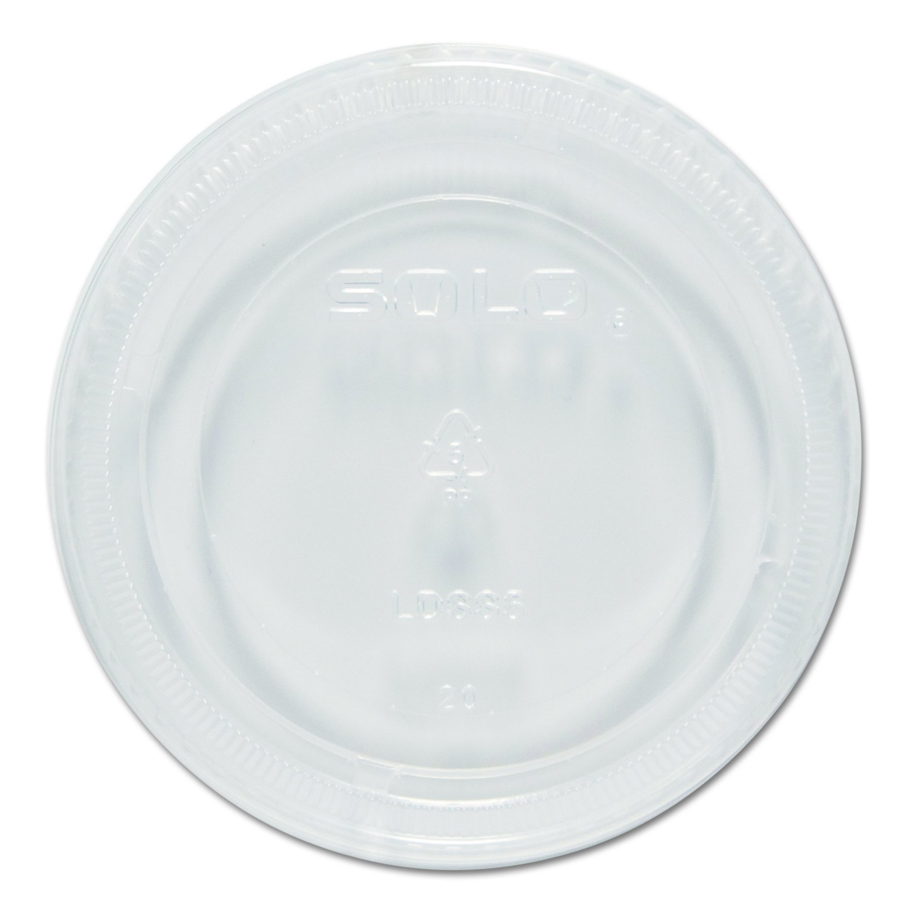 Solo LDSS5-0090 Clear Plastic Portion Cup Lids for Sauces, Sides & Sweets - 1000-Pack Fits 5.5 oz Containers | Perfect for Restaurants, Catering & Food Service Businesses