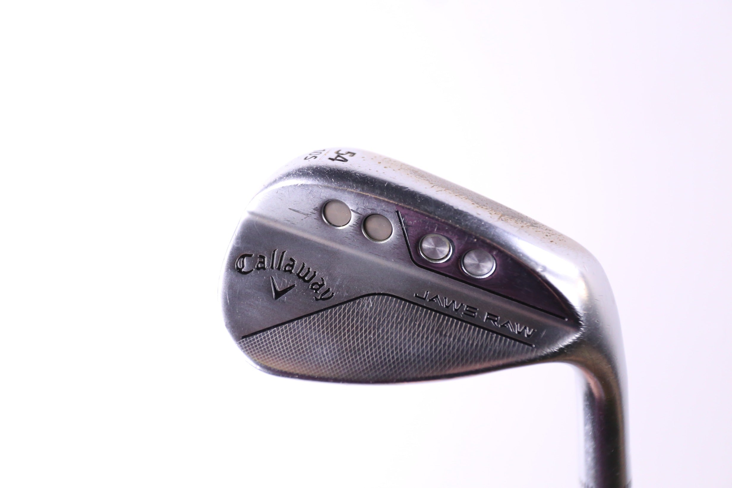 Used Callaway JAWS Raw Chrome Sand Wedge - Right Handed 54° Stiff Flex Golf Club for Men | Perfect for Bunker Shots & Short Game Improvement