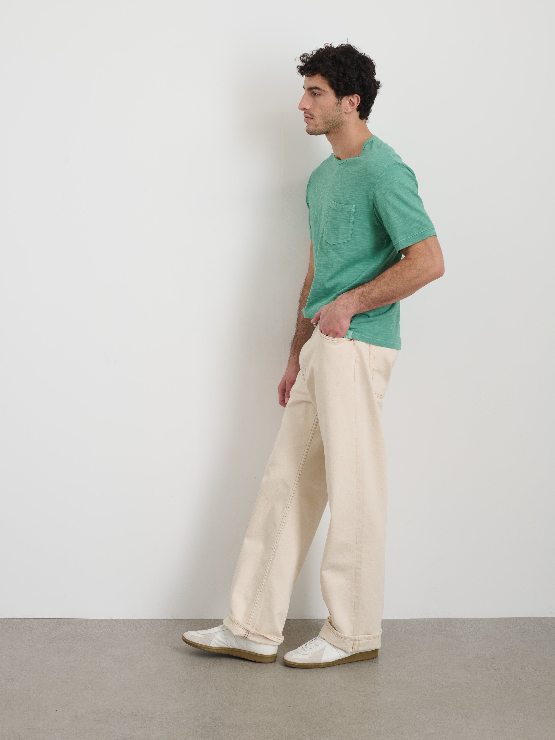 Premium Slub Pocket T-Shirt for Men - Soft Cotton Casual Tee with Chest Pocket - Perfect for Everyday Wear, Layering & Street Style Outfits
