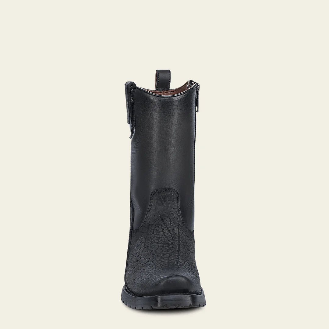 1J3HTC Men's Cuadra Oxford Dress Cowboy Boots - Genuine Leather Bull Neck Western Boots for Riding, Country Style & Casual Wear