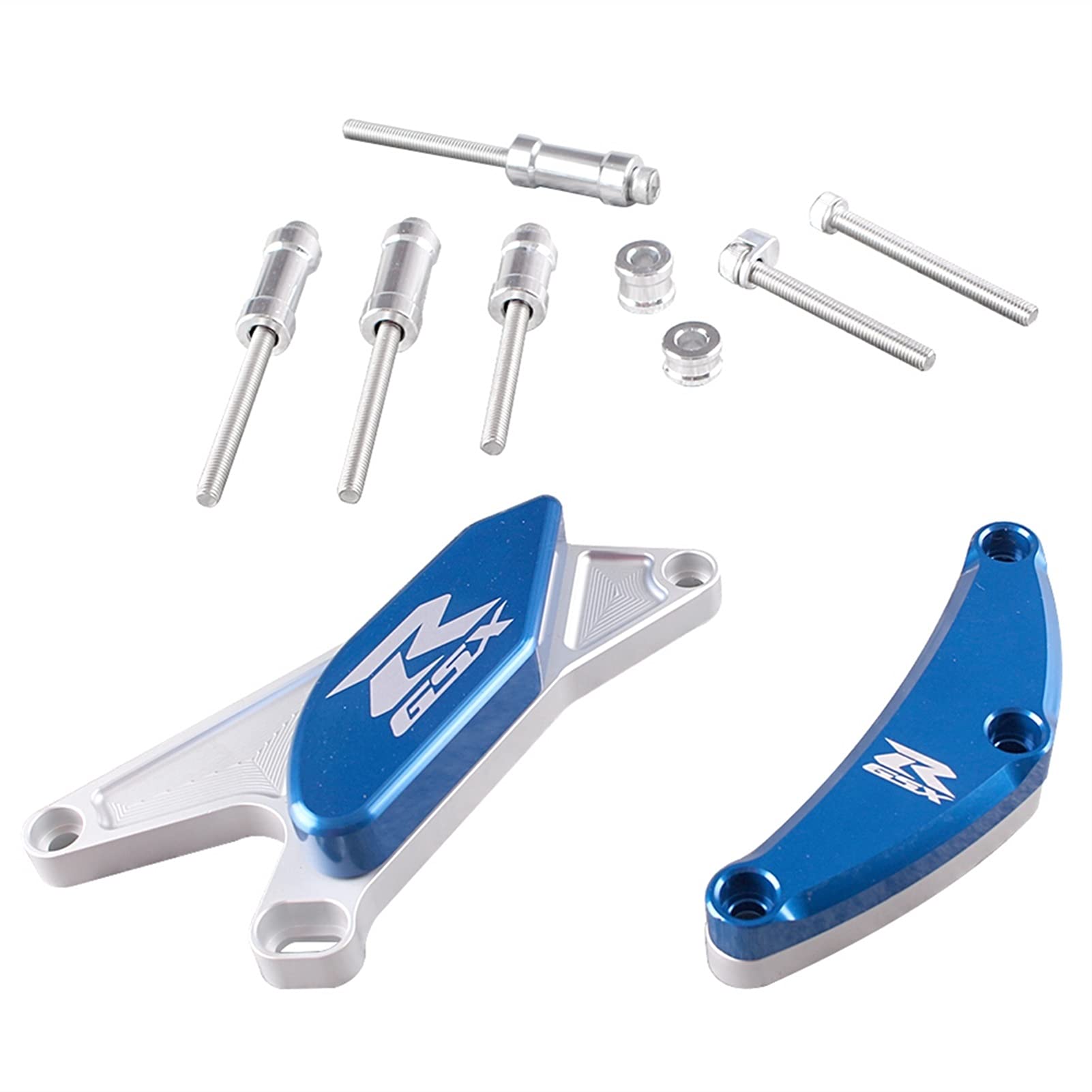 Suzuki GSXR600 GSXR750 2006-2010 K6 K8 Motorcycle Frame Sliders - Crash Protection Pads, Engine Guard & Anti-Fall Stator Cover - Perfect for Track Days and Street Riding Safety