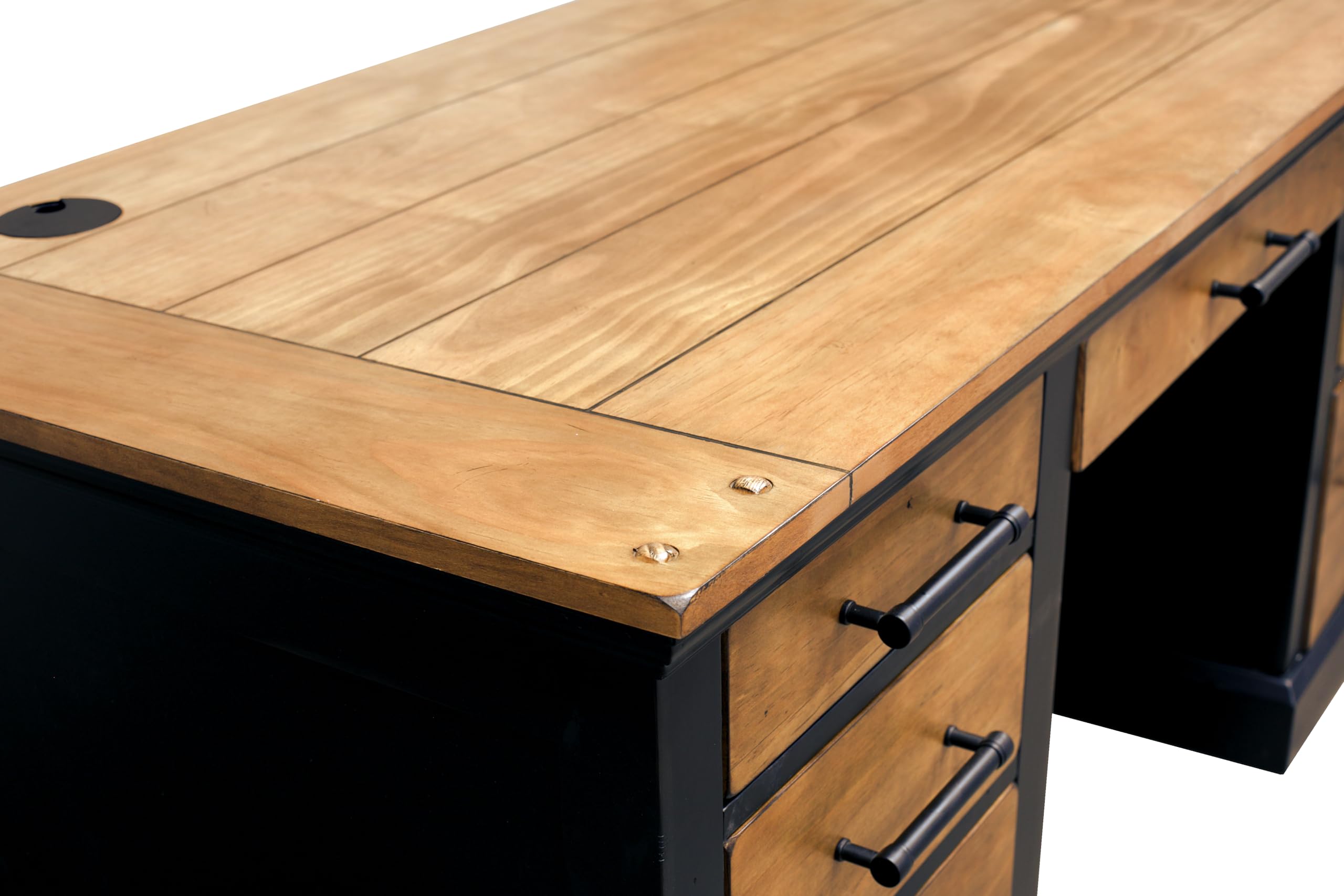 Martin Furniture Double Pedestal Desk - 60