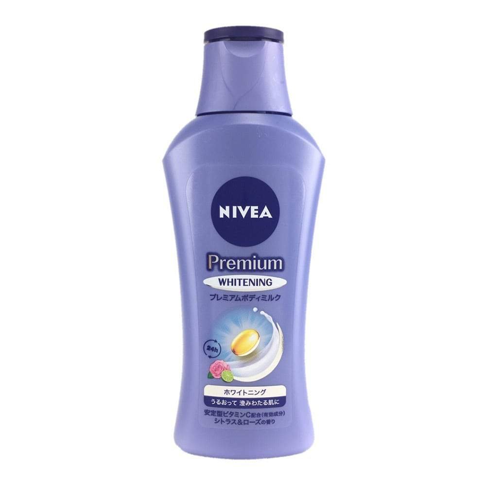 Nivea Japan Premium Whitening Body Milk 190g - Brightening & Moisturizing Lotion for Glowing Skin - Perfect for Daily Body Care & Skin Tone Evening