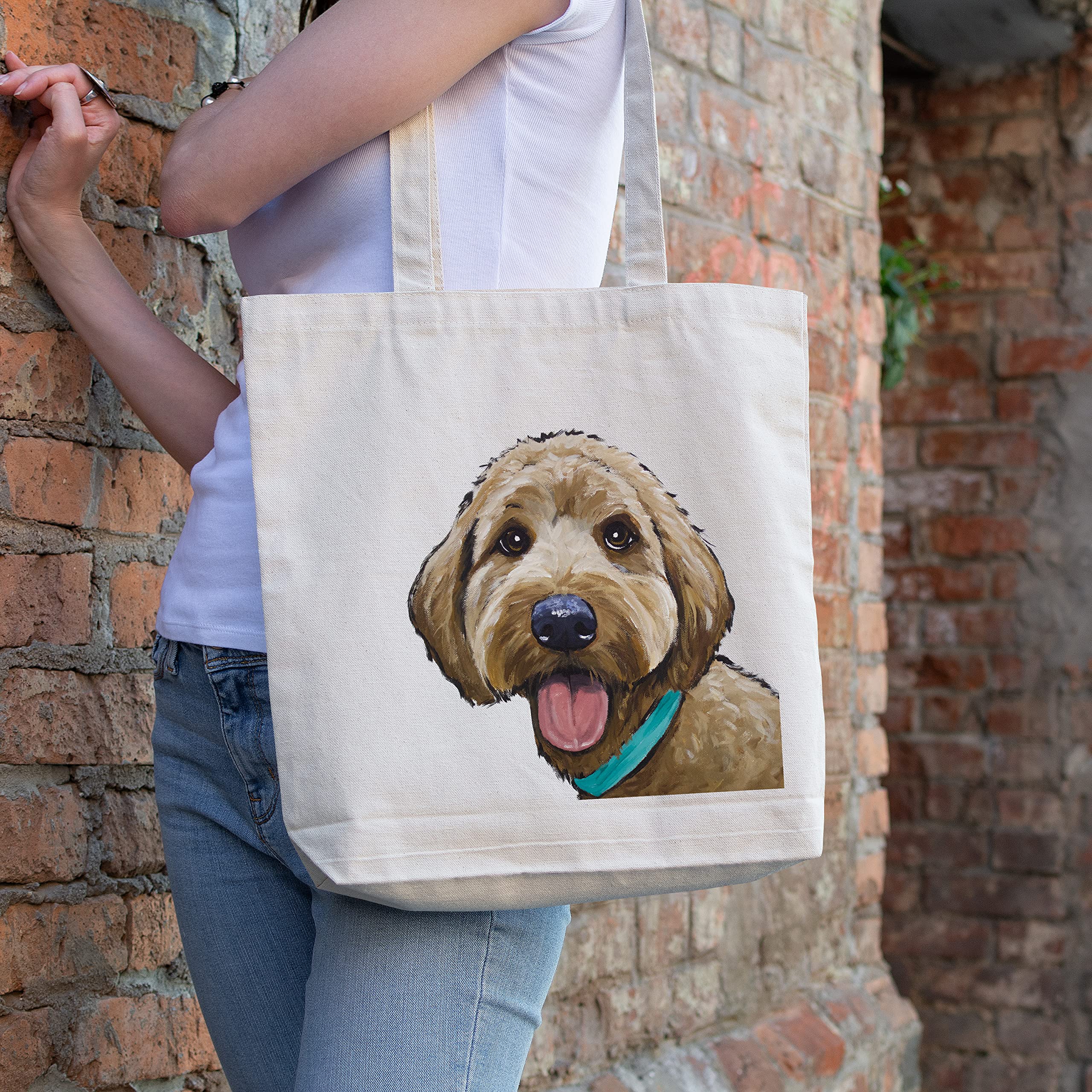 Goldendoodle Tote Bag - Handmade Golden Doodle Purse for Women - Cute Doodle Gifts for Dog Lovers & Doodle Moms - Perfect for Shopping, Beach & Daily Use