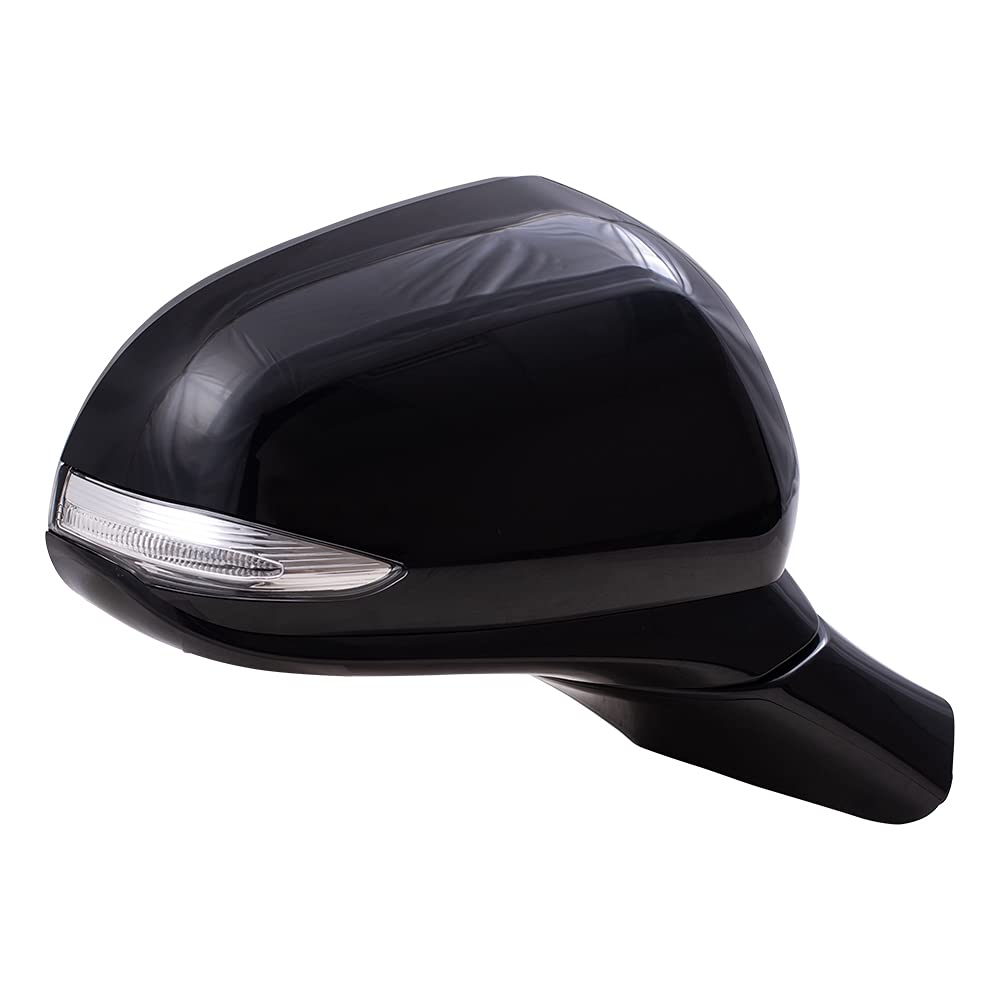 Brock Replacement Power Side Mirrors for 2019 Hyundai Santa Fe - Textured Black, Heated with Turn Signal (Driver & Passenger Side) | Enhanced Safety & Winter Driving | Perfect for Highway Commuting, Night Driving and Icy Road Conditions