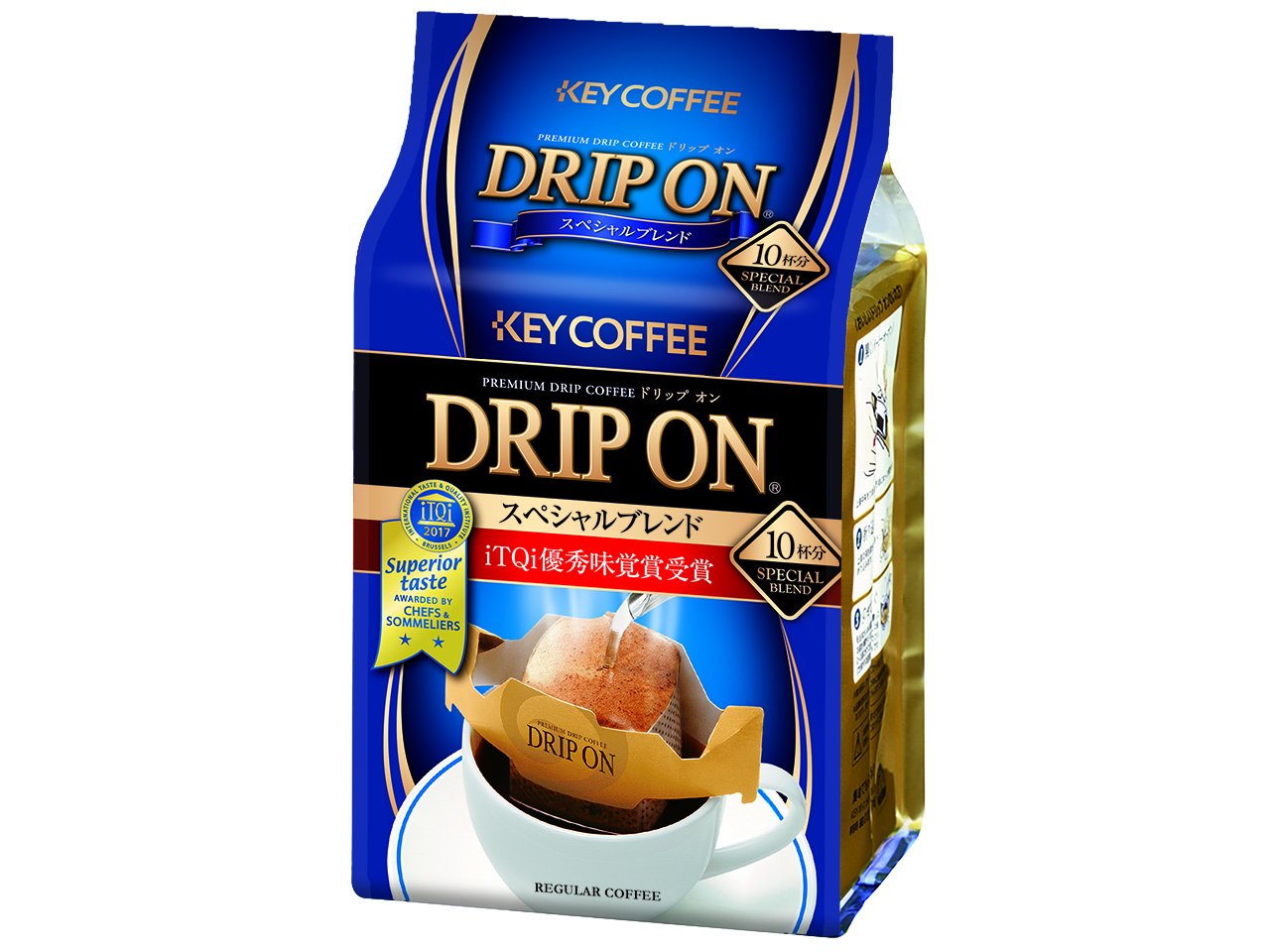 Key Coffee Special Blend Hand Drip Coffee - 10 Single Serve Pack for Office & Travel