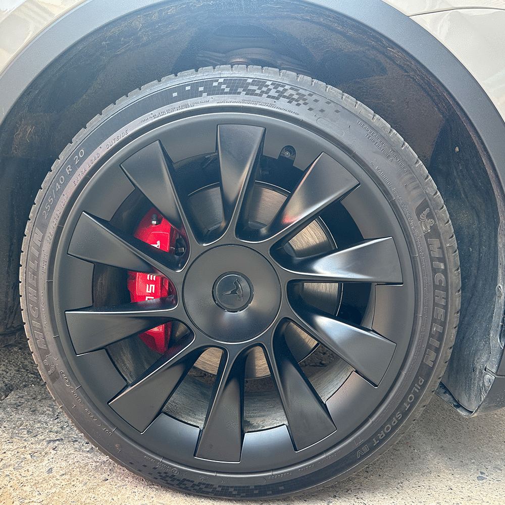Tesla Model Y 20 Inch RimCase Wheel Protector Kit - Premium Alloy Wheel Protectors for Tesla Model Y (2020-2023) - Prevent Curb Rash & Scratches - Perfect for Urban Driving, Parking & Road Trips