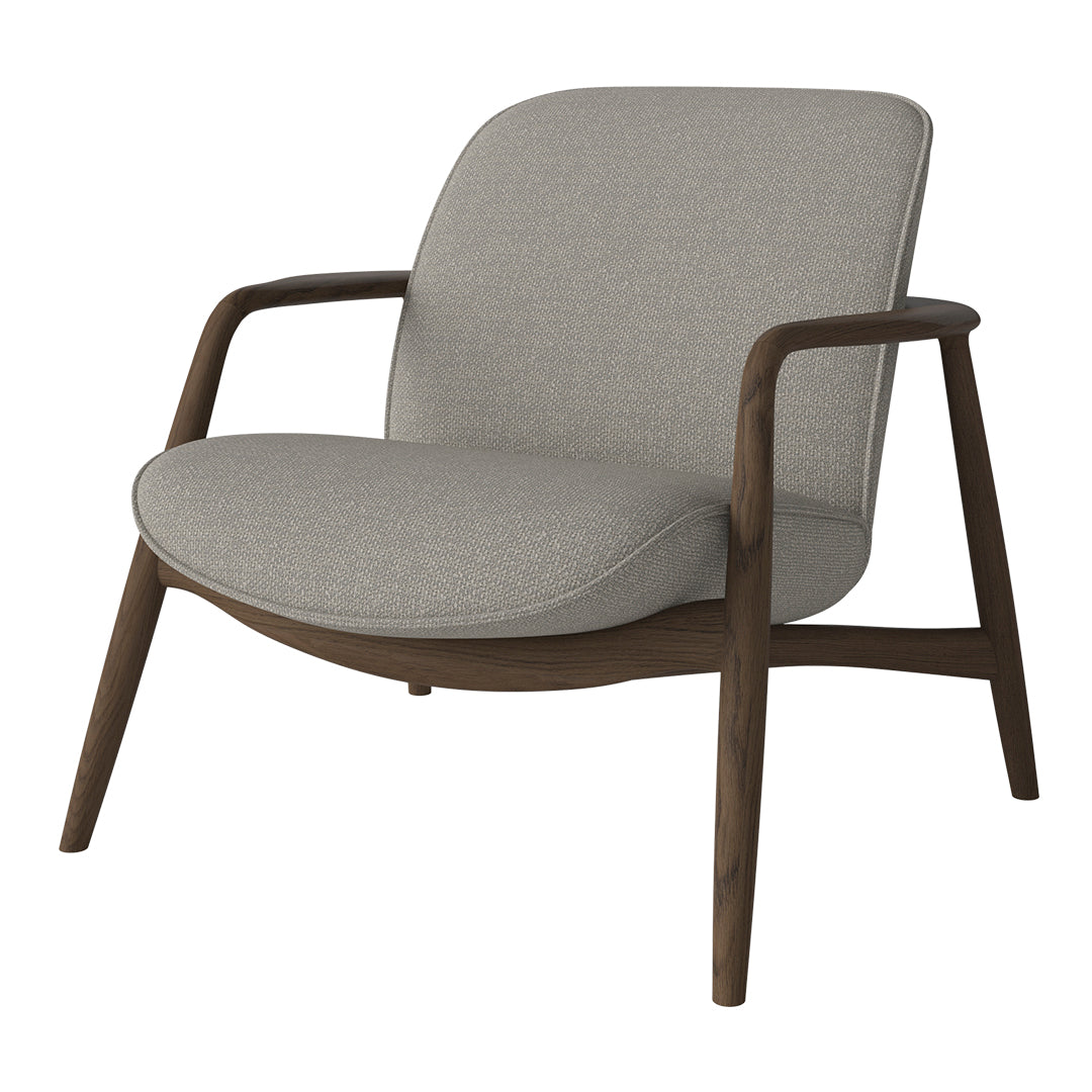 Bowie Lounge Chair - Modern Accent Chair for Living Room, Bedroom & Office - Comfortable Mid-Century Style Reading Chair with Sturdy Wooden Legs
