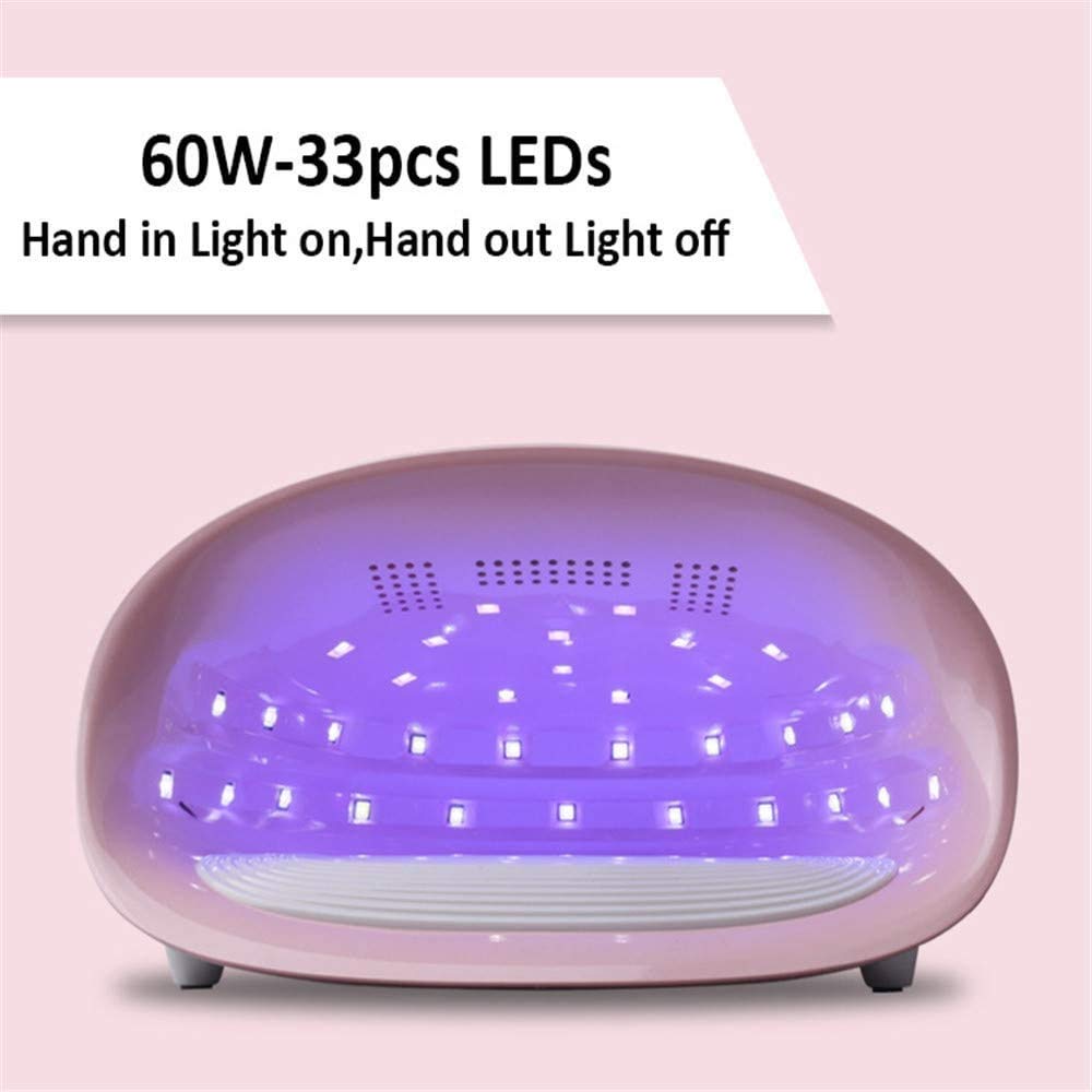 Professional Portable UV LED Nail Lamp - Fast Curing Gel Nail Dryer with 5 Timer Settings | Compact Manicure Pedicure Kit for Home & Salon Use | Perfect for Gel Polish, Acrylic Nails & DIY Nail Art