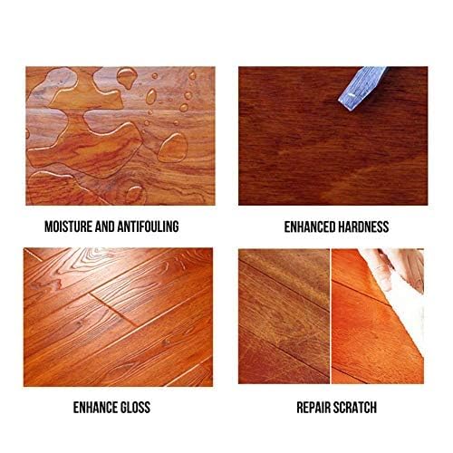 QONETIC Natural Beeswax Wood Polish - Pack of 1 | Traditional Furniture Wax for Cabinets, Tables & Wardrobes | Restores Shine & Protects Wood Surfaces | Ideal for Home, Office & Antique Furniture Care