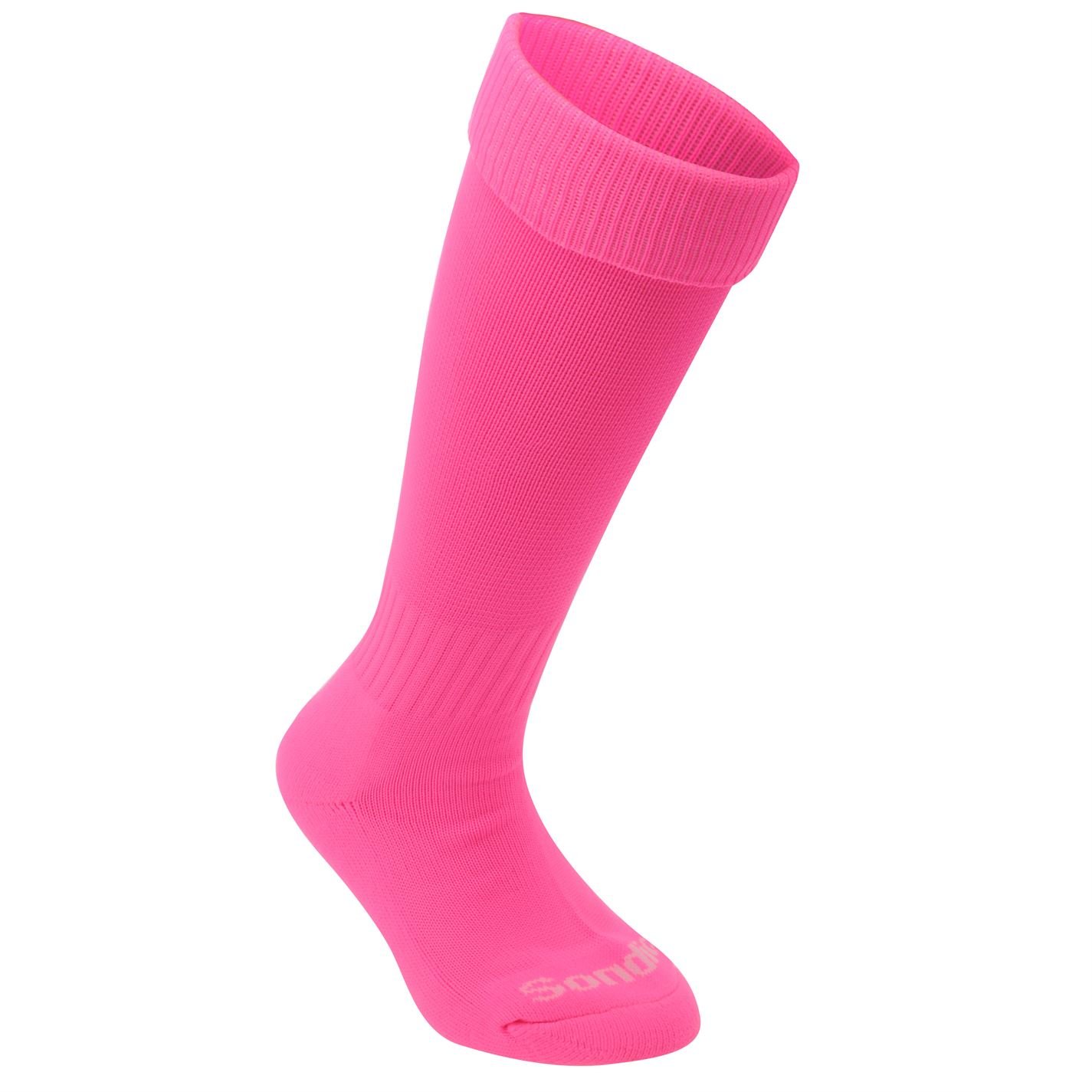 Fluorescent Pink Football Socks for Men - Size 7-11 | Breathable & Cushioned Athletic Socks for Soccer, Running & Sports Performance