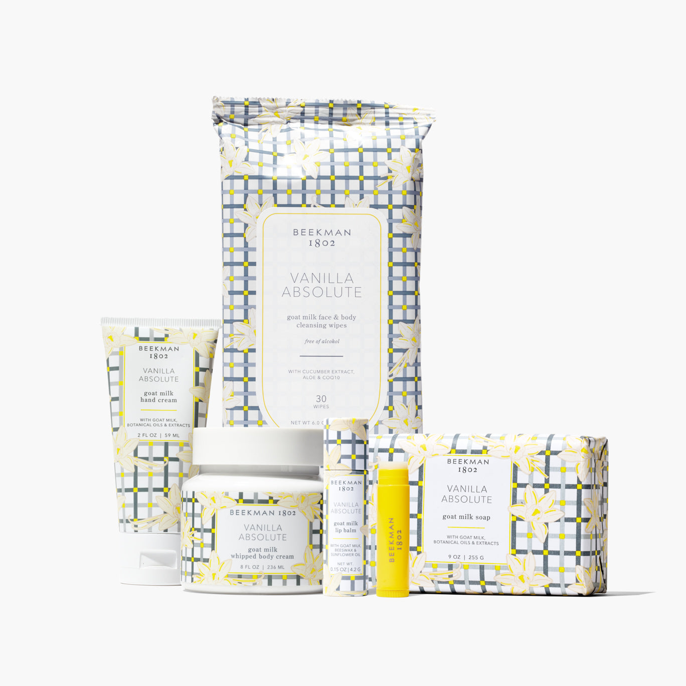 Organic Vanilla Bean Bodycare Bundle - Moisturizing Lotion, Body Wash & Scrub Set for Dry Skin - Perfect for Spa Day, Self-Care & Gift Giving