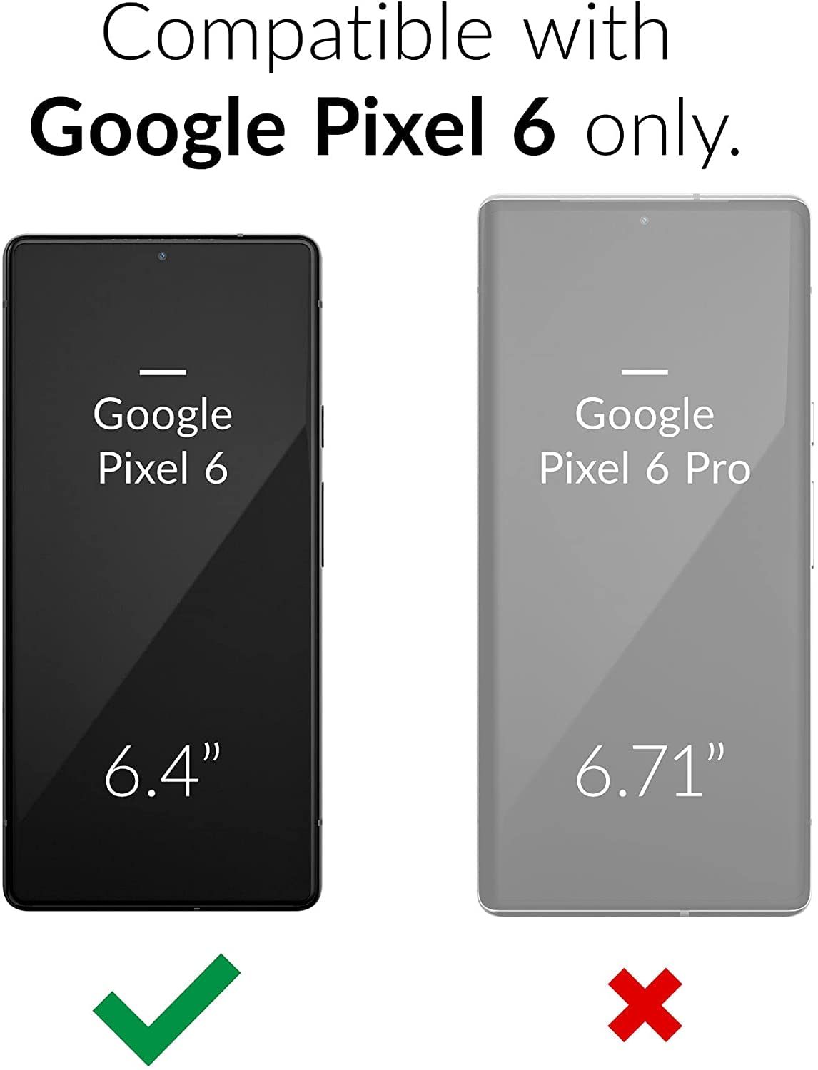 Google Pixel 6 Case with Magnetic Ring Holder & Kickstand | Military-Grade Protection | Blue | Perfect for Hands-Free Viewing, Workouts & Travel
