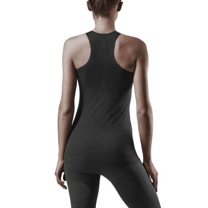 CEP Women's Ultralight Tank Top - Breathable Workout Shirt for Running & Yoga | Moisture-Wicking Activewear in Black