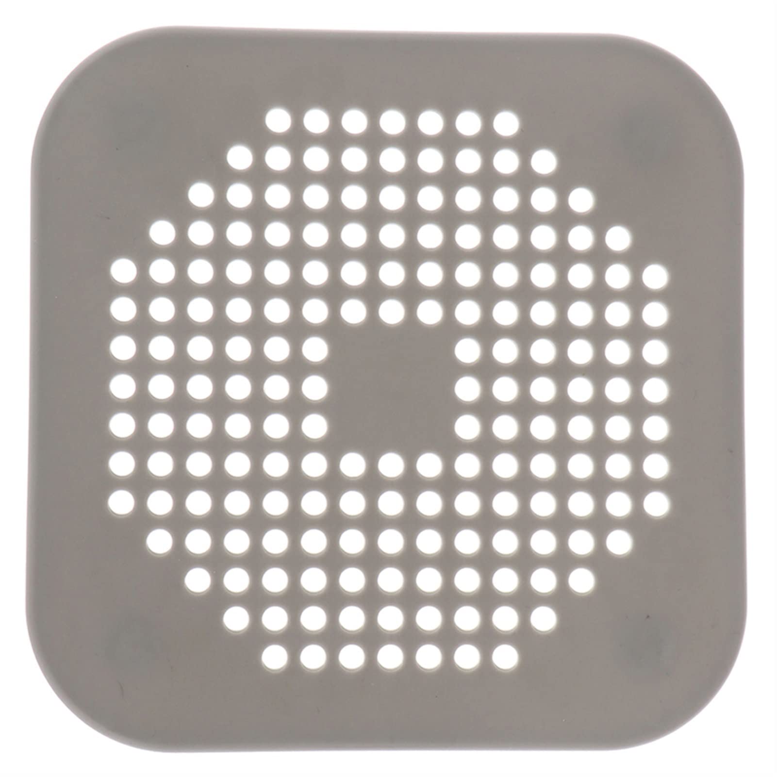 **Silicone Sink Drain Strainer - Hair Catcher for Shower, Bathtub & Floor - Gray Rubber Water Stopper - Kitchen & Bathroom Deodorant Plug - Prevents Clogs & Odors - Ideal for Homes, Apartments & Gyms**