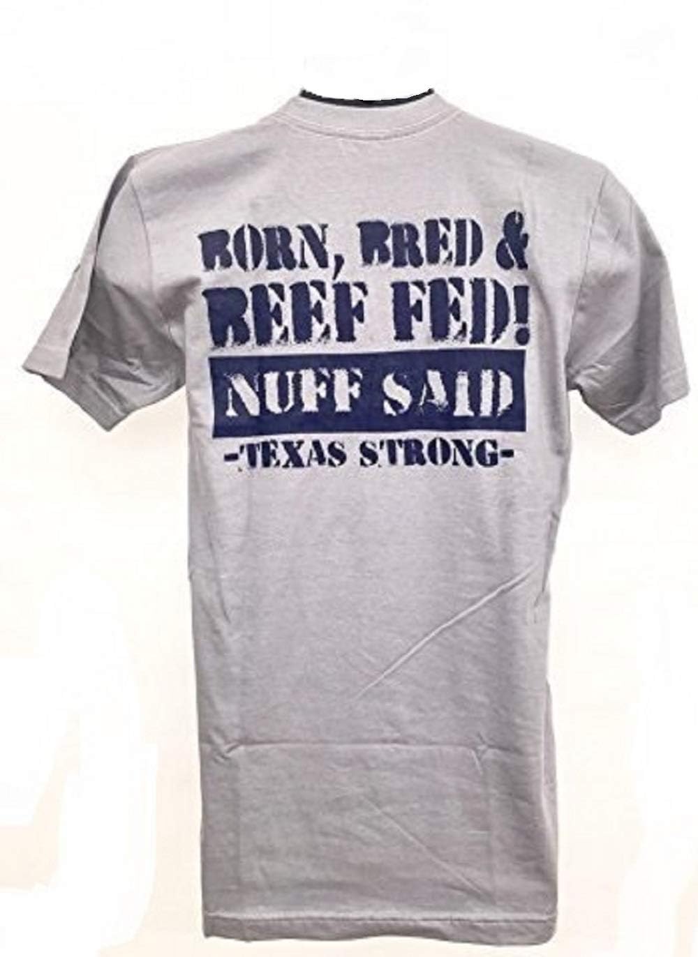 Texas Strong T-Shirt for Men & Women | 100% Cotton Made in USA | Gray Casual Tee for Patriotic Americans, Outdoor Activities & Everyday Wear