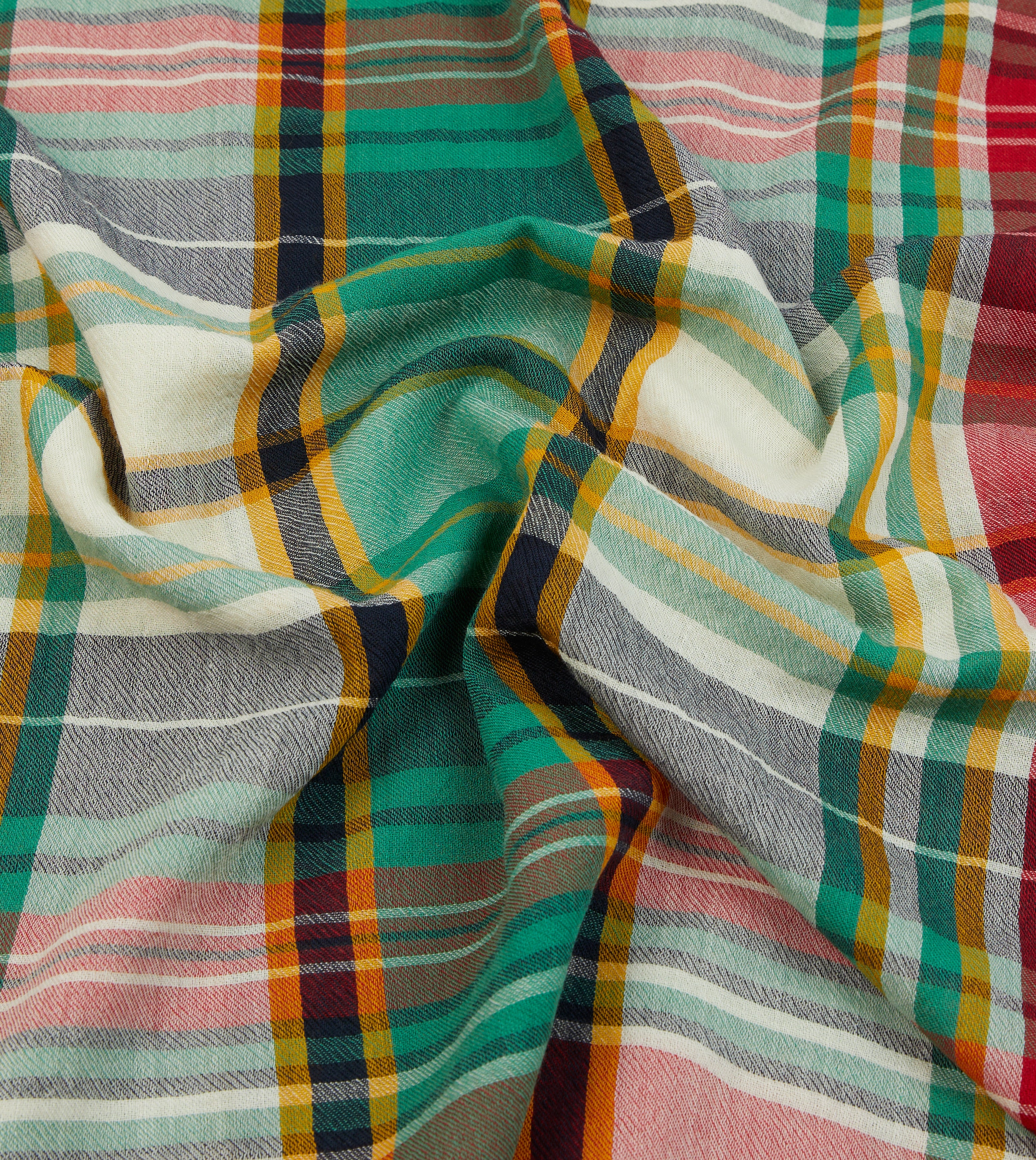 Warm Red and Green Tartan Check Wool Scarf - Classic Plaid Winter Accessory for Men & Women - Perfect for Christmas, Outdoor Activities & Cold Weather Fashion