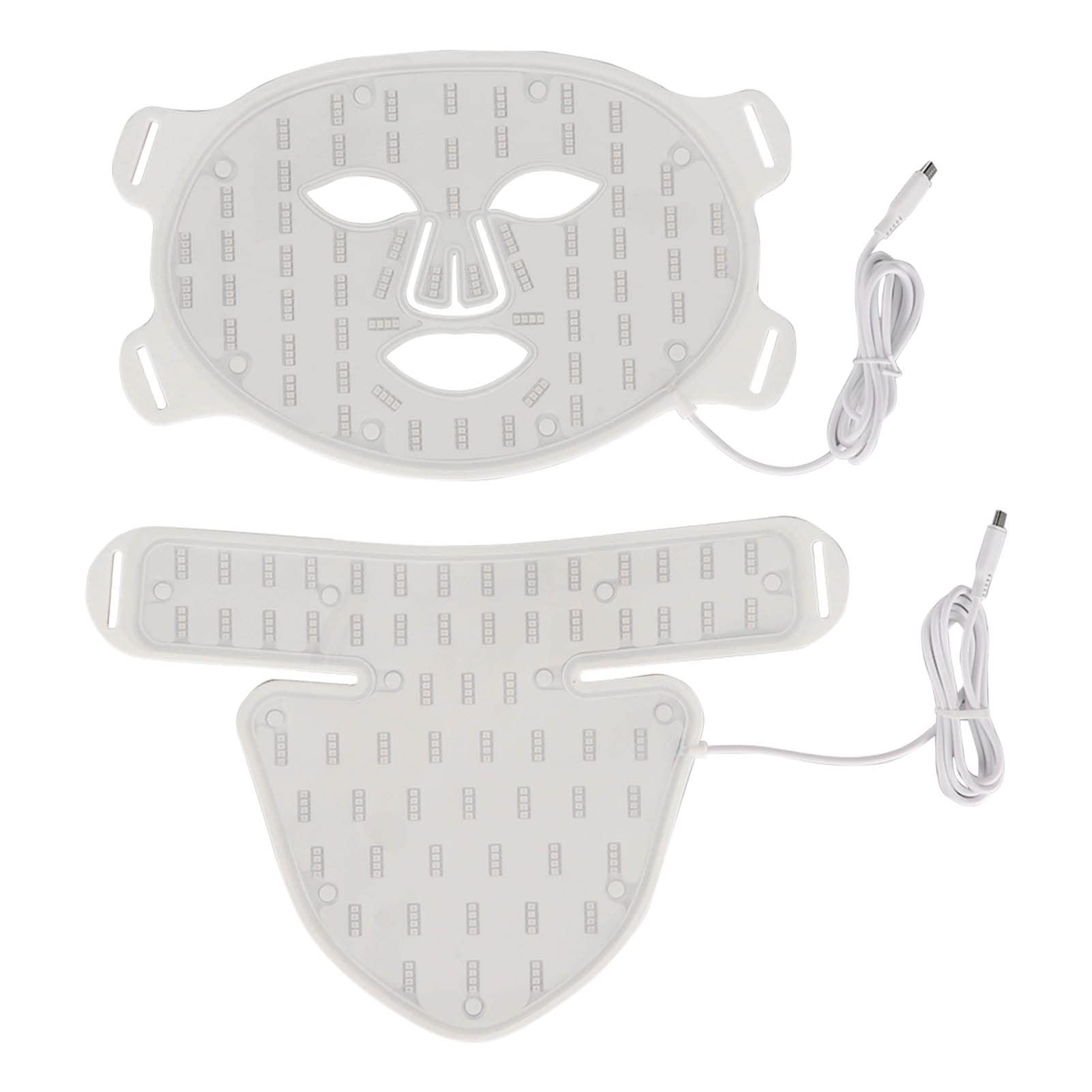 4 Colors 3 Gears Silicone Facial Massager with Neck Cover - Professional & Home Use Skin Care Tool for Anti-Aging & Relaxation - Perfect for Spa, Salon & Self-Care Routine