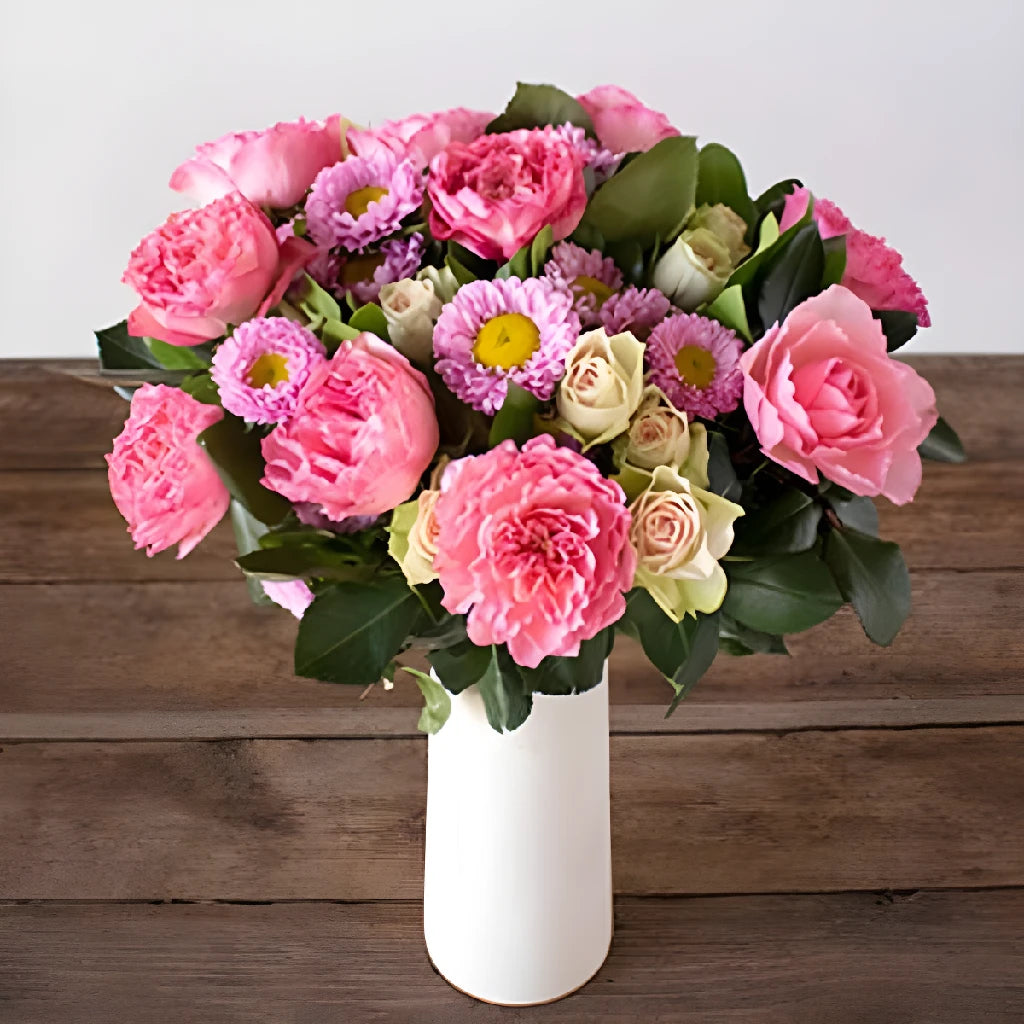 Adore You Fresh Pink Rose Bouquet - Perfect for Weddings, Anniversaries & Romantic Gifts