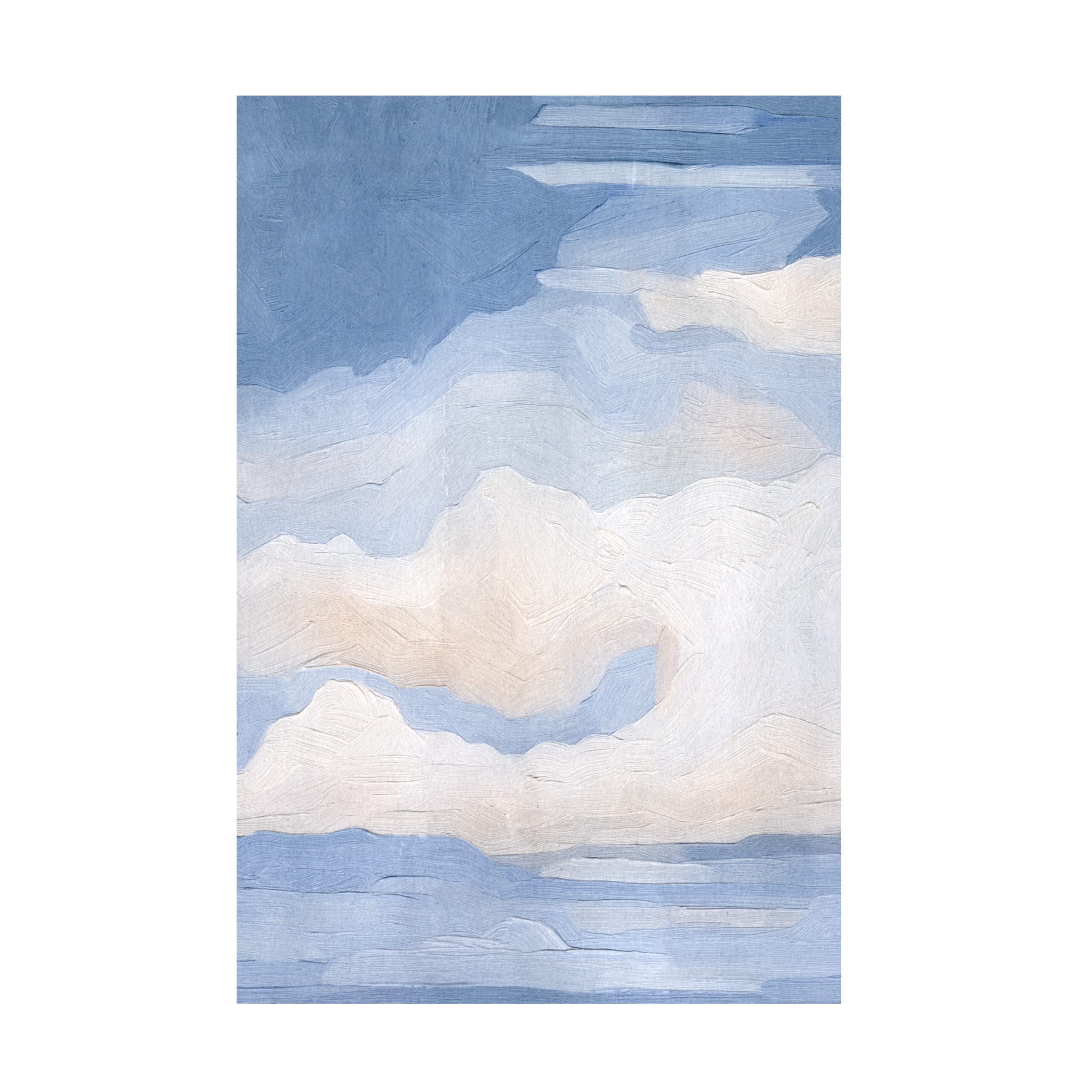 Emma Caroline 'The Clouds I' 12x19 Canvas Wall Art Print - Modern Home Decor for Living Room, Bedroom & Office