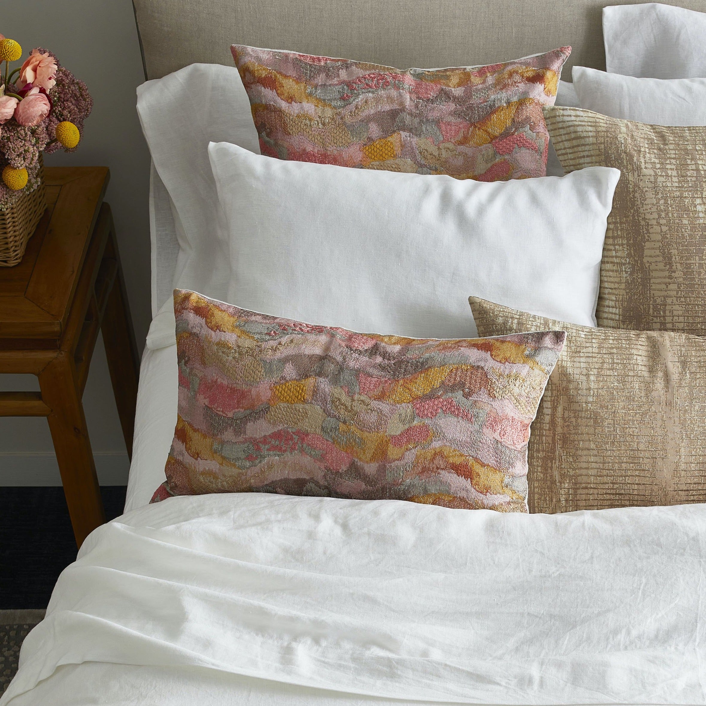Premium 100% Organic Linen Pillowcases - Breathable & Hypoallergenic Bedding Set for Cool Sleep - Perfect for Hot Sleepers, Allergy Sufferers & Eco-Conscious Shoppers - Ideal for Home, Hotel & Airbnb Use