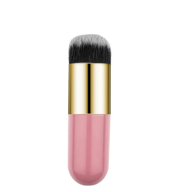 Chubby Brush Makeup - Soft & Dense Kabuki Brush for Flawless Foundation & Powder Application | Perfect for Everyday Makeup & Professional Use