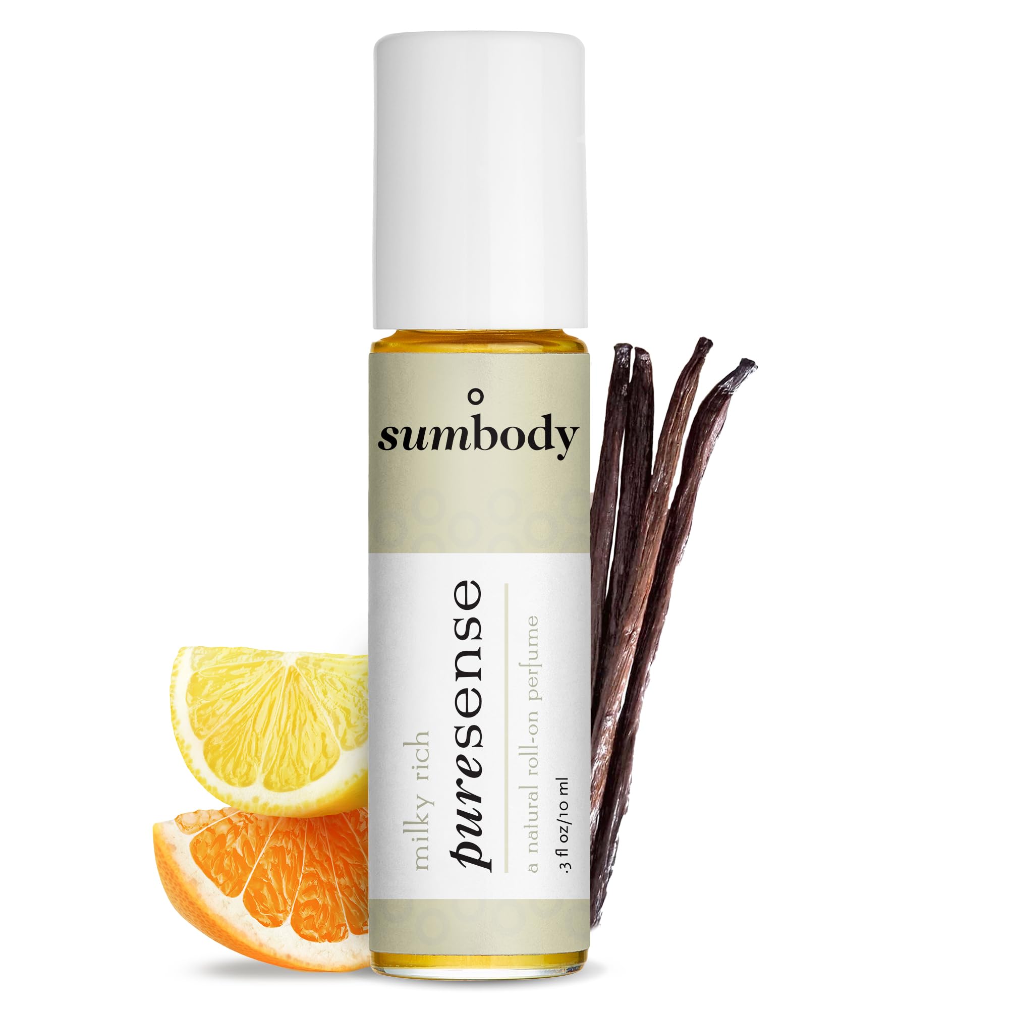PureSense Milky Rich Perfume Oil for Women - 10ml Roll-On Vanilla Fragrance, Therapeutic Grade Organic Body Oil, Travel Size Aromatic Perfume Oil, Made in USA | Perfect for Daily Wear, Gifts & Travel