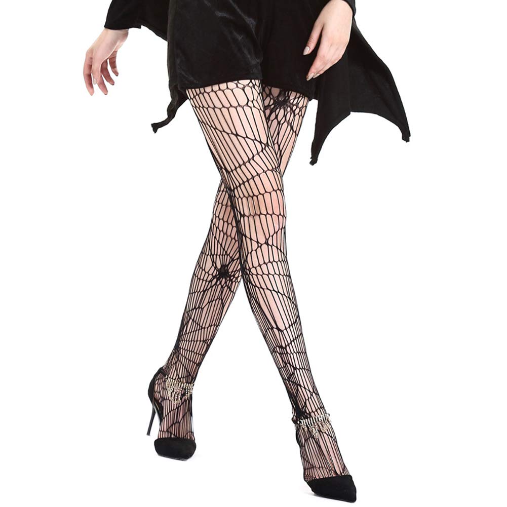 Sexy Fishnet Stockings for Women - Opaque Stretchy Pantyhose, Halloween & Cosplay Costume Accessories - Perfect for Parties, Dance Performances & Role-Playing
