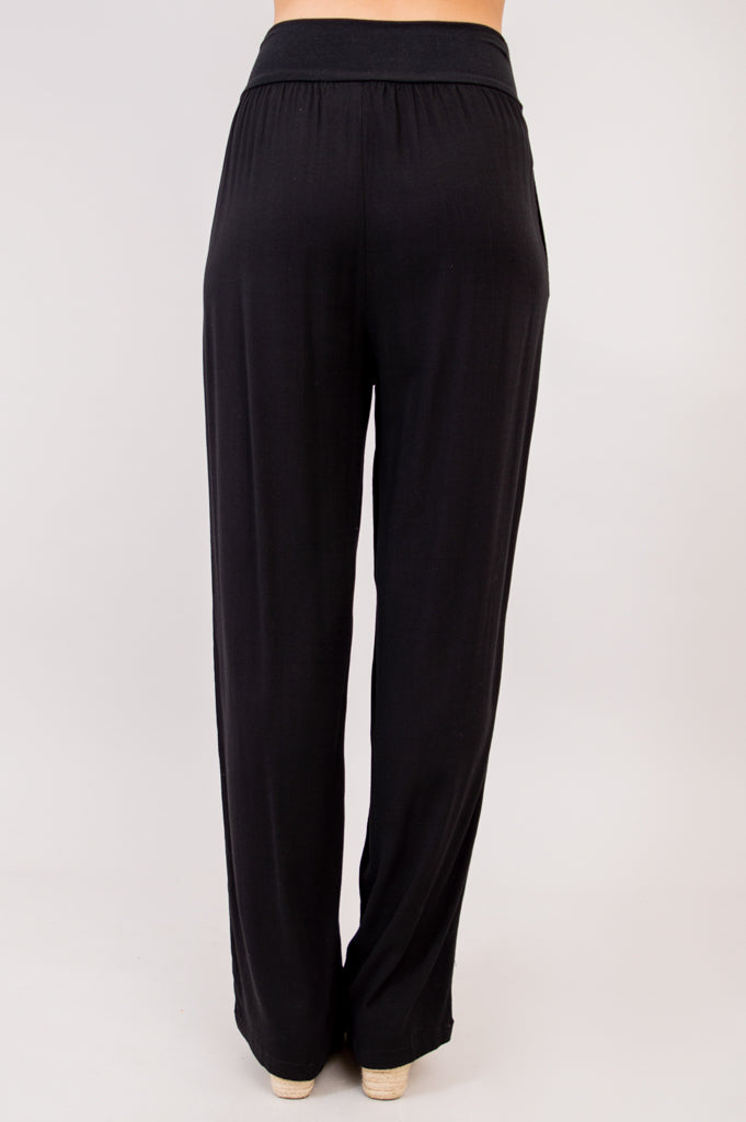 Landon Men's Linen Bamboo Pants - Black - Comfortable & Breathable for Summer, Travel & Casual Wear