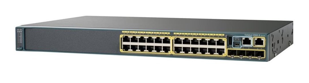 Cisco WS-C2960X-24TD-L 24-Port Gigabit Ethernet Switch | Renewed | Ideal for Small Business Networks & Office IT Infrastructure