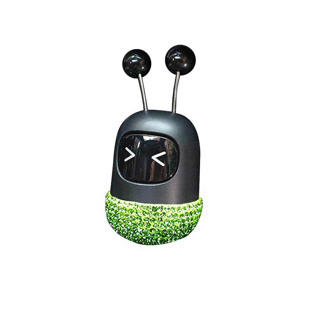 Bling Rhinestone Robot Car Air Freshener - Glitter Vent Clip Aroma Diffuser for Car AC Outlet | Cute Aromatherapy Fragrance for Women & Men | Perfect for Daily Commute, Road Trips & Car Interior Decoration