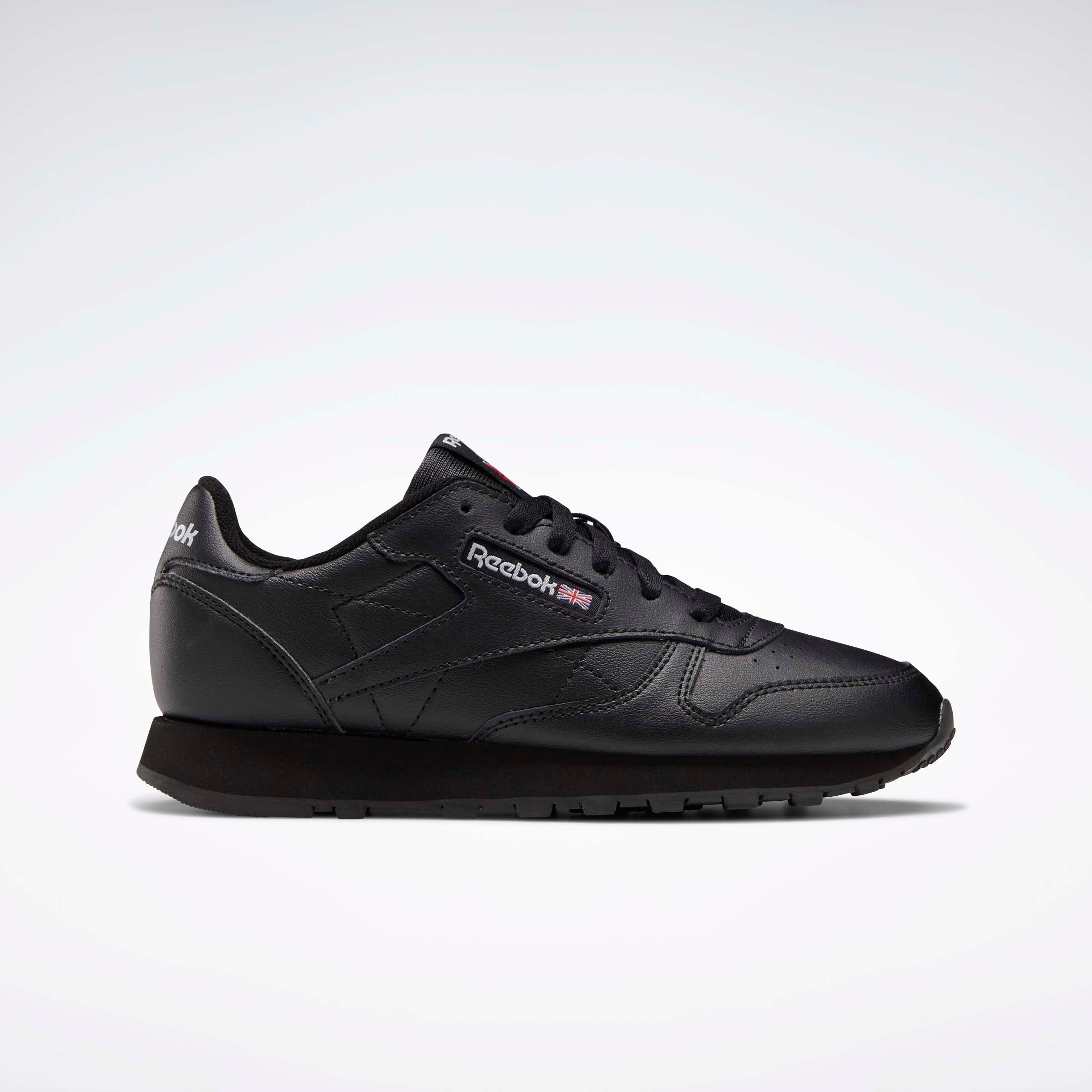 Classic Leather Shoes for Big Kids - Black | Comfortable & Durable Kids Dress Shoes for School, Parties & Formal Events