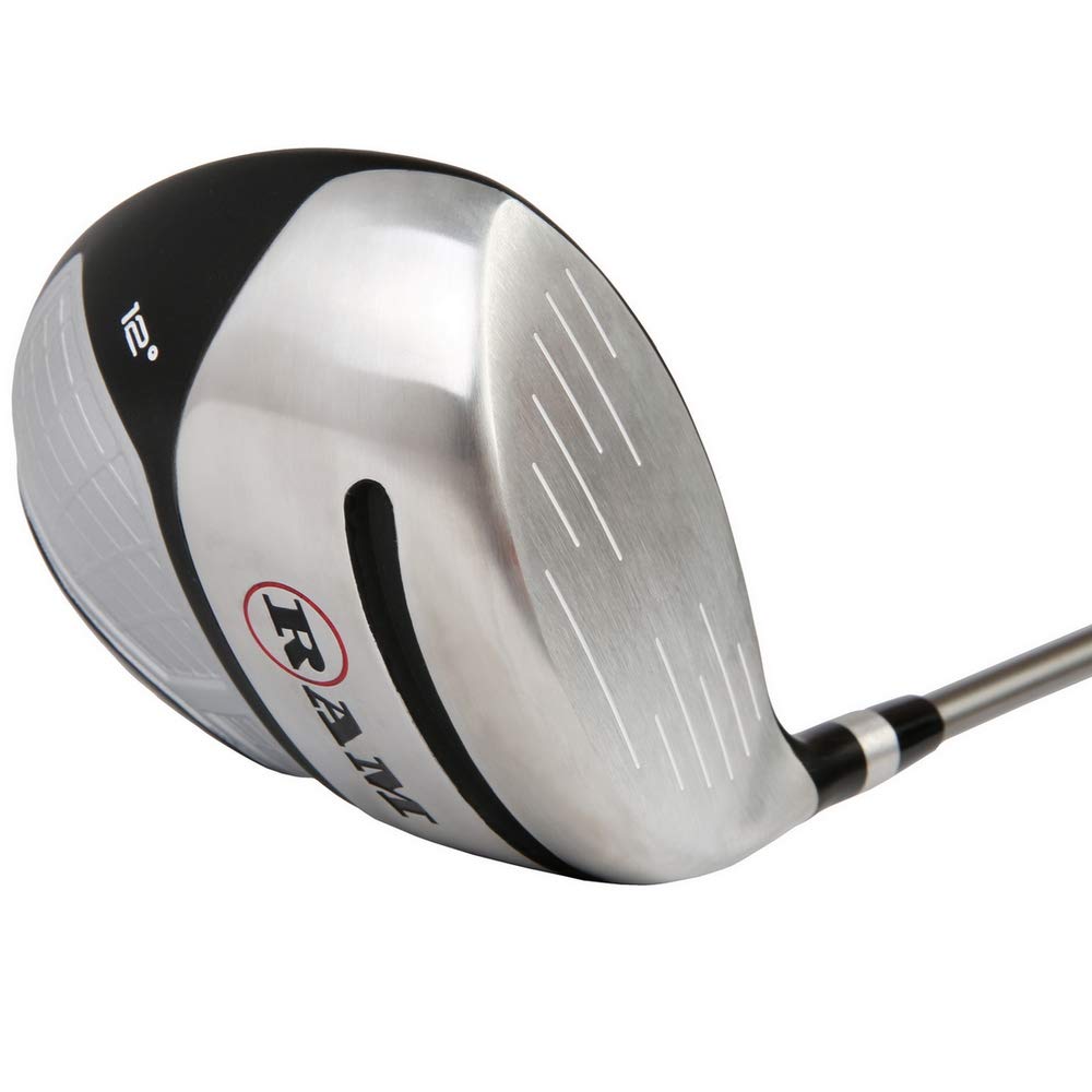 Ram Golf Laser Anti-Slice Offset 460cc Oversize Driver for Men (Right Hand) - Perfect for Improving Accuracy and Distance on the Course