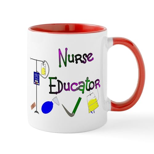 White/Red Inside - Nurse Educator Mug