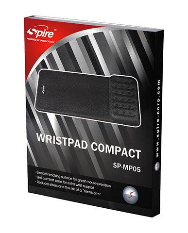 Spire Wristpad Compact SP MP05 Ergonomic Mouse Wrist Rest - Comfortable Support for Computer Work, Gaming & Office Use