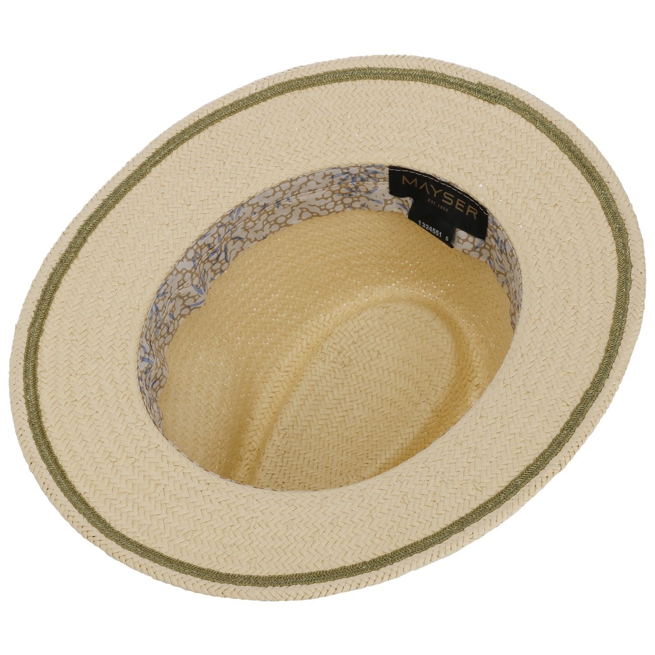 Stylish Mayser Mathis Color Band Straw Hat for Women - Summer Beach, Garden Party & Outdoor Fashion Accessory