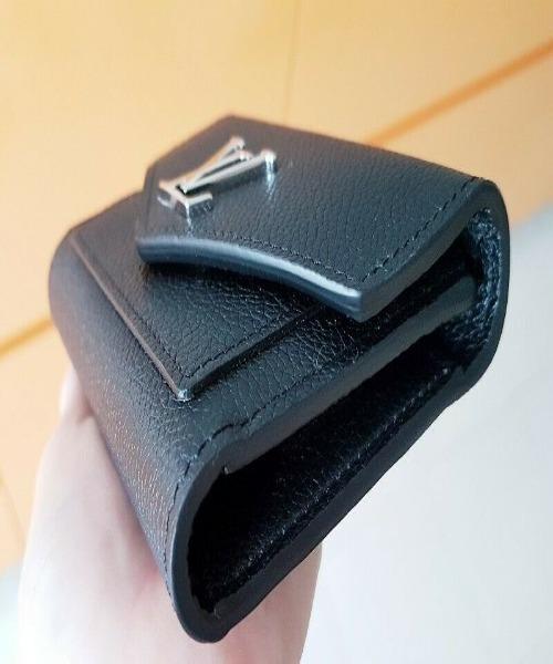 LV MyLockMe Compact Wallet in Noir - Stylish & Secure Card Holder for Everyday Use, Travel, and Gifting