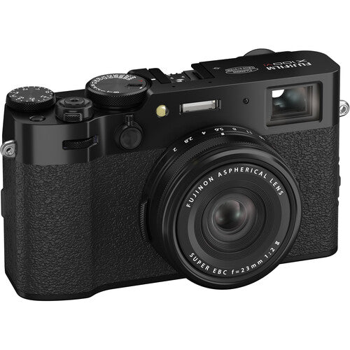 FUJIFILM X100VI Digital Camera 40.2MP APS-C Mirrorless Camera with 23mm F2 Lens - Black | Compact Travel & Street Photography Camera for Professionals & Enthusiasts