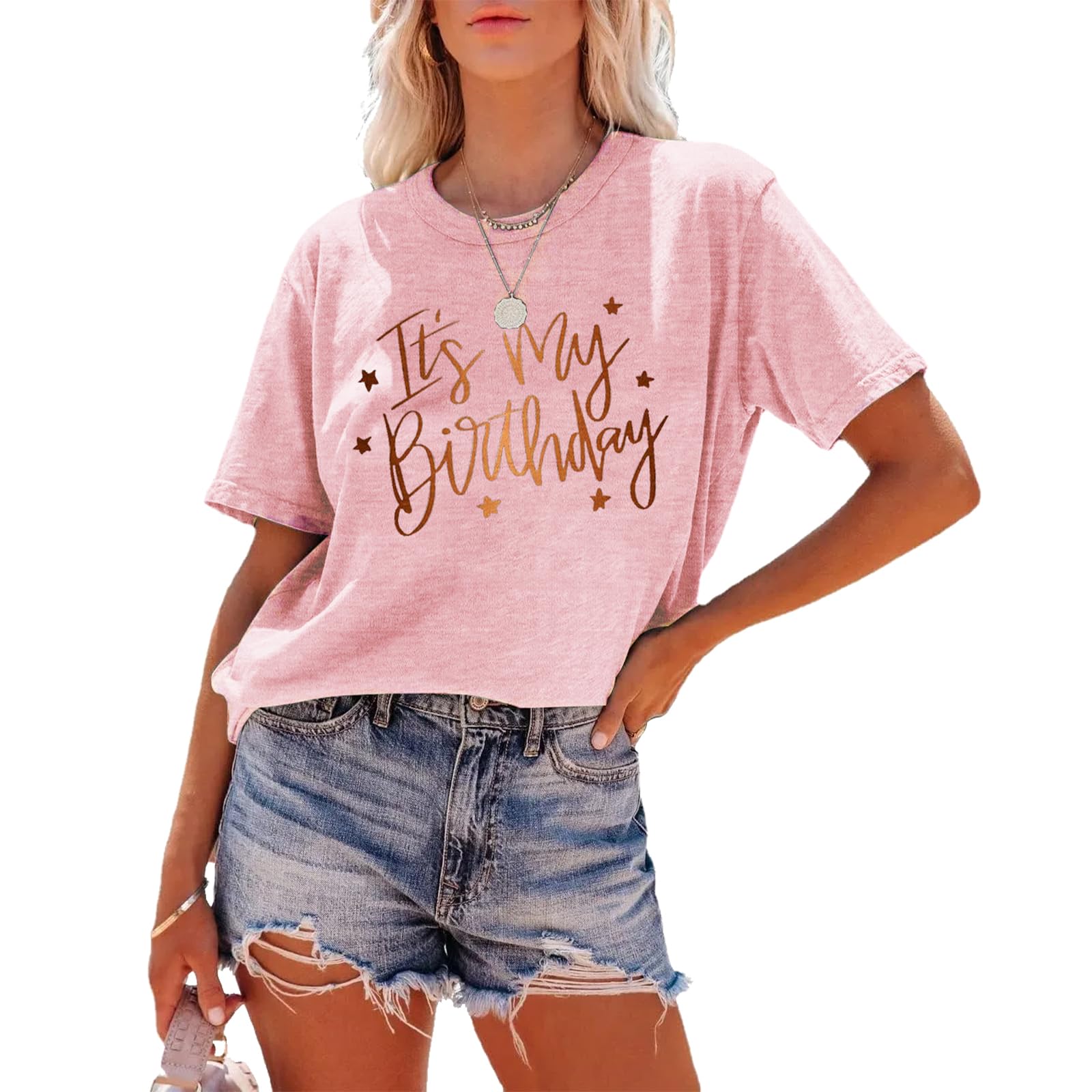 Women's Birthday Shirts - Cute Birthday Squad & Mama T-Shirts | Perfect Birthday Gifts for Her | Great for Parties, Girls' Night Out & Special Celebrations
