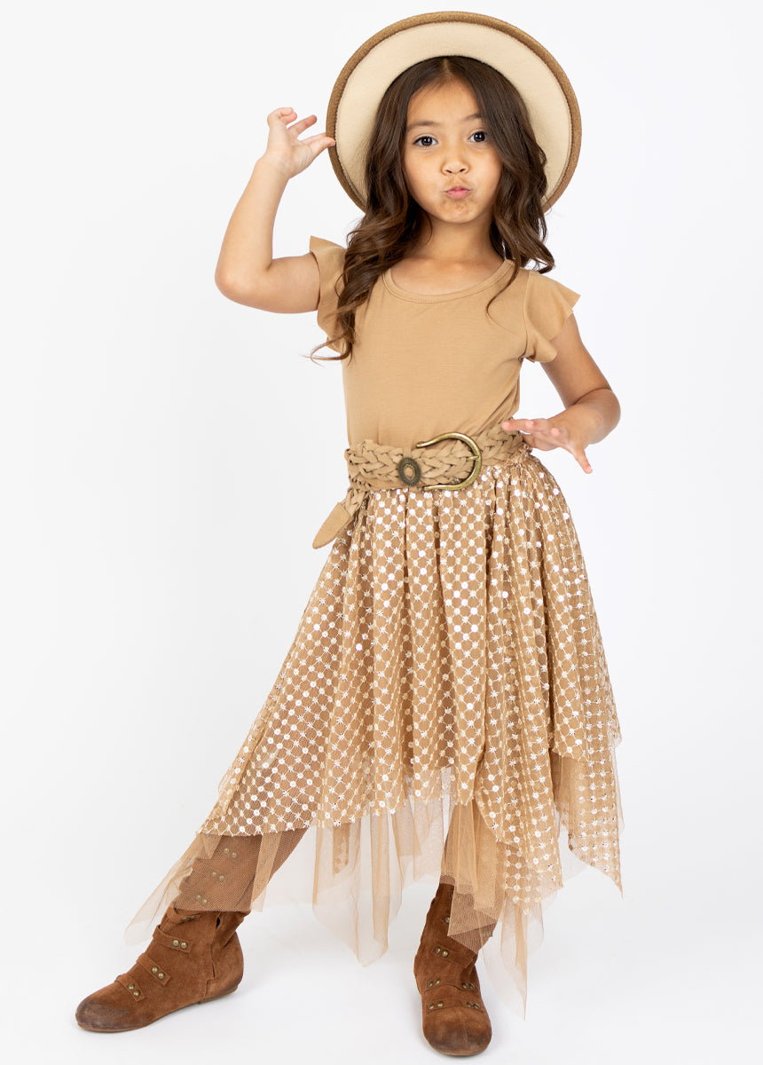 Elegant Light Tan Tina Dress for Women | Flowy Summer Dress for Casual Outings, Beach Vacations & Date Nights